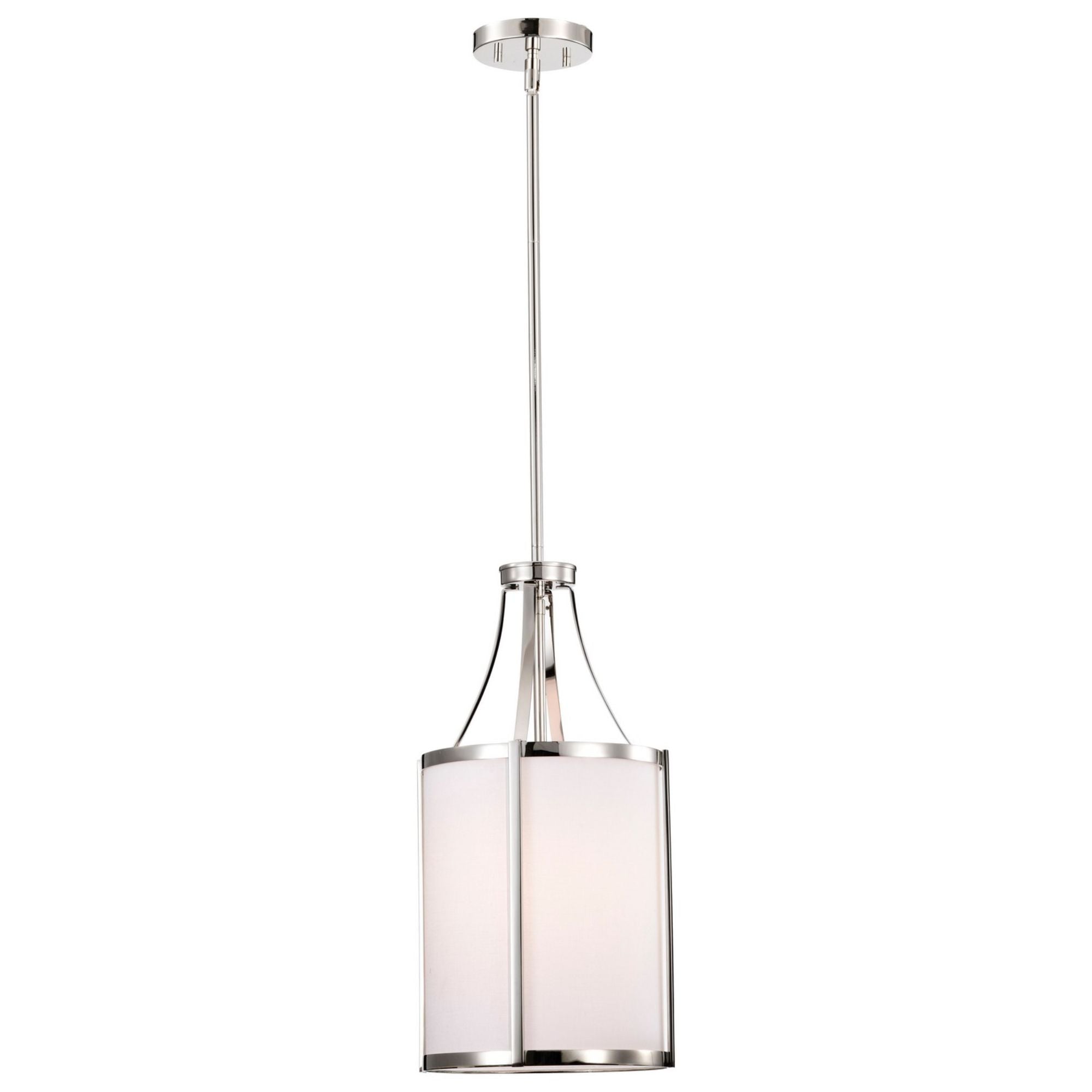 Easton 10" Pendant, Polished Nickel Finish - Bees Lighting