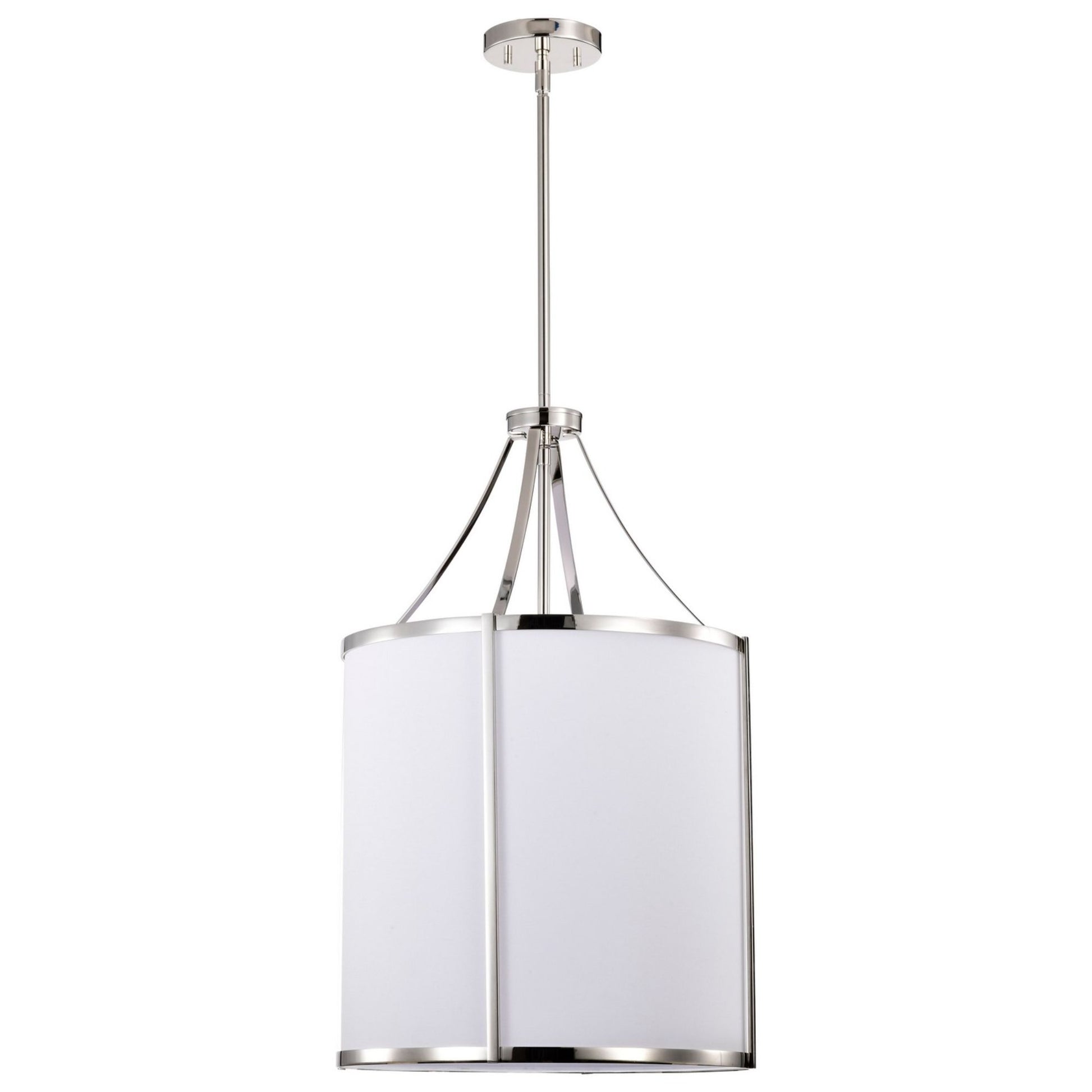 Easton 16" 3 lights Pendant, Polished Nickel Finish - Bees Lighting
