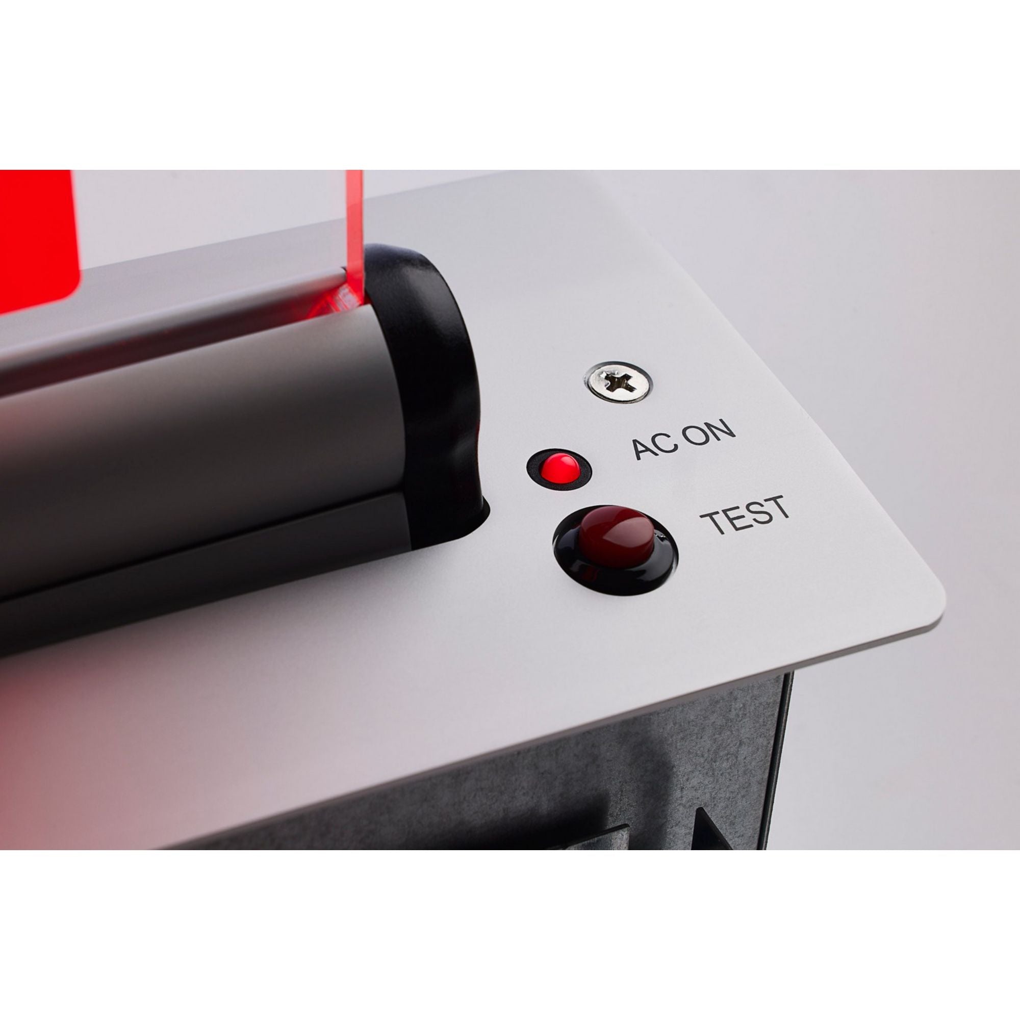 Edge-Lit LED Exit Sign, Clear Face, Red Letters, Recessed Mount - Bees Lighting