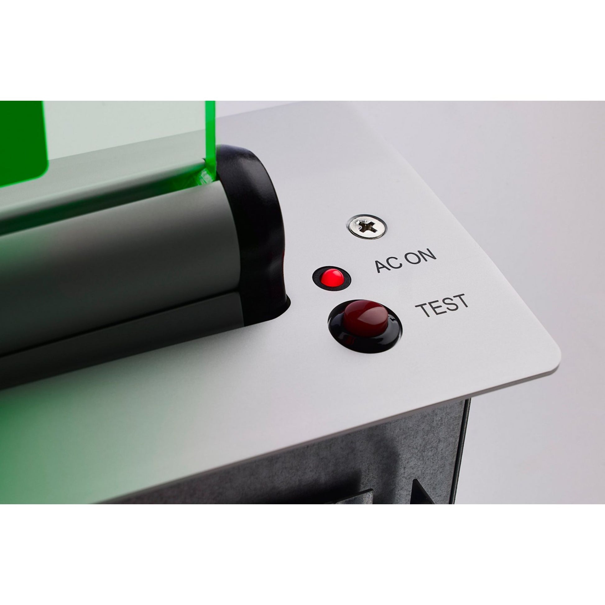 Edge-Lit LED Exit Sign, Clear Face, Green Letters, Recessed Mount - Bees Lighting