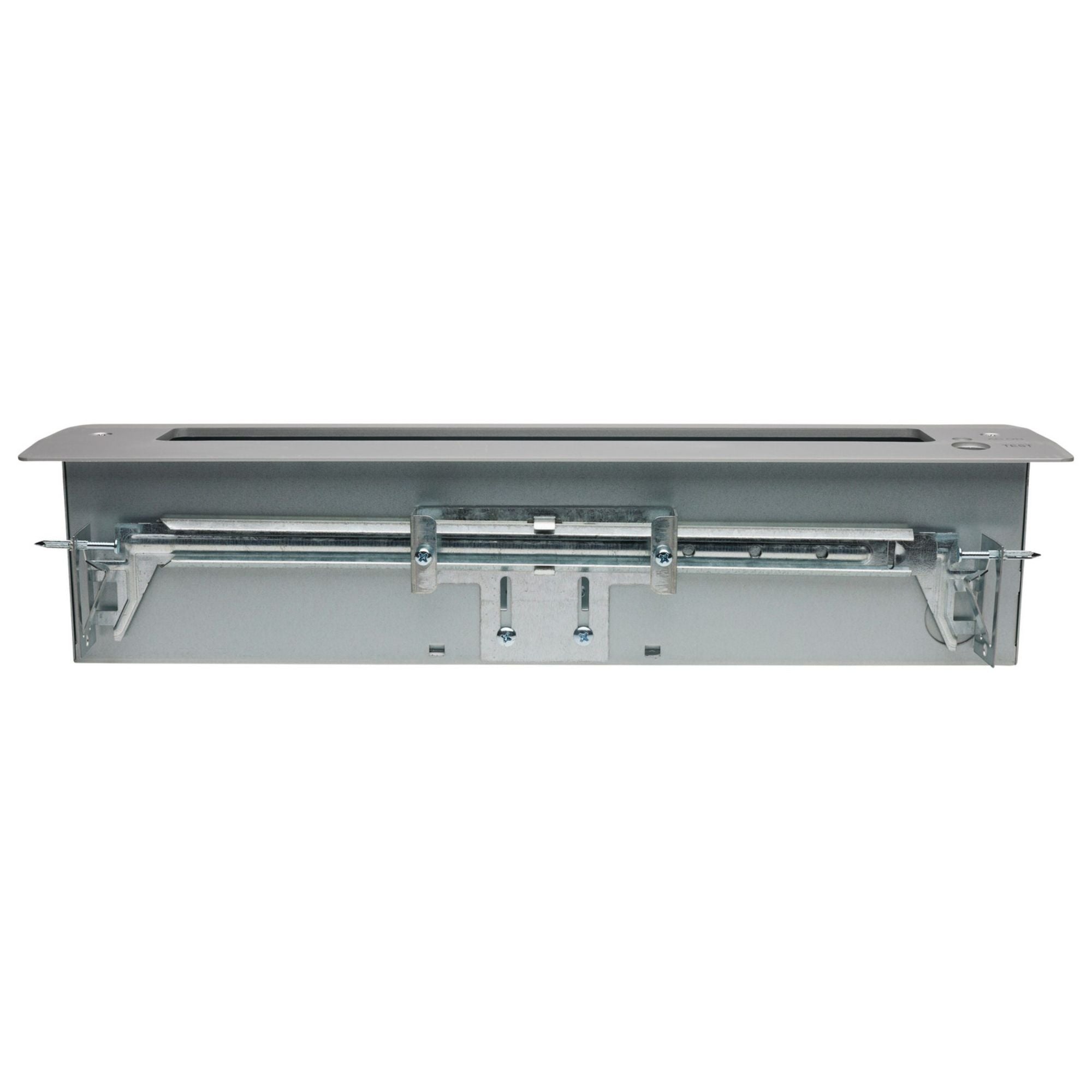 Edge-Lit LED Exit Sign, Clear Face, Green Letters, Recessed Mount - Bees Lighting