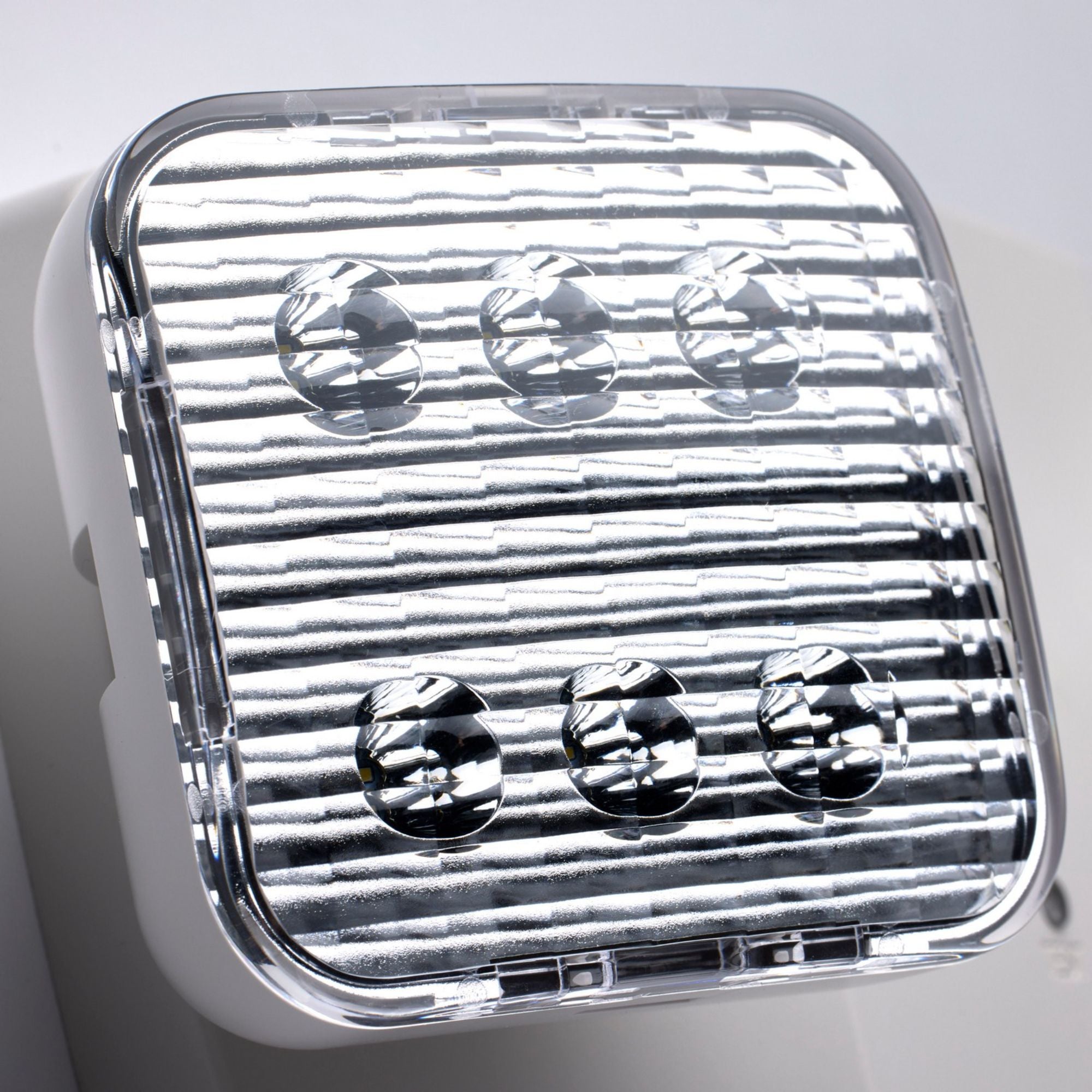 LED Emergency Light, 200 Lumens, Surface Mount, White