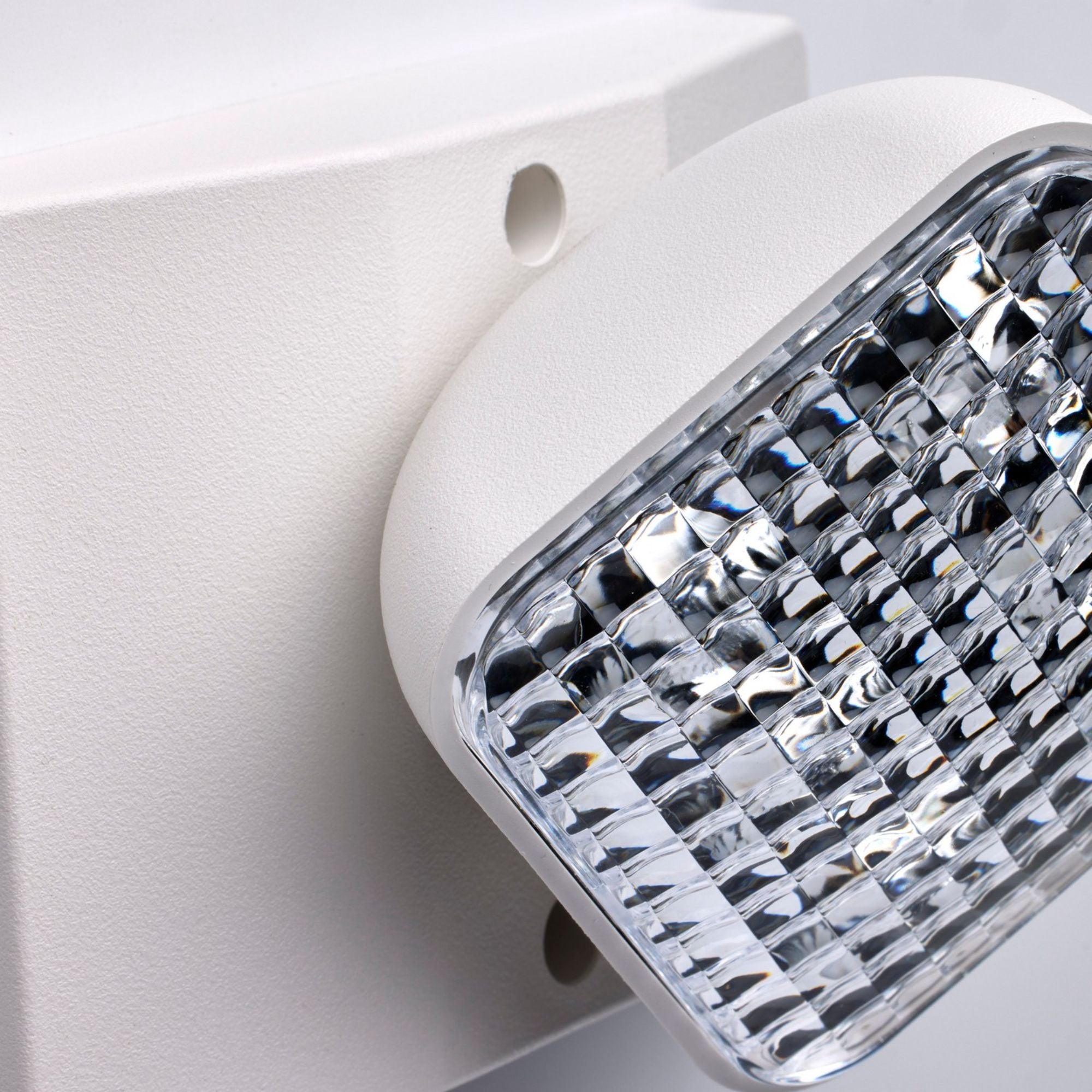 Single Head Remote LED Emergency Light, White