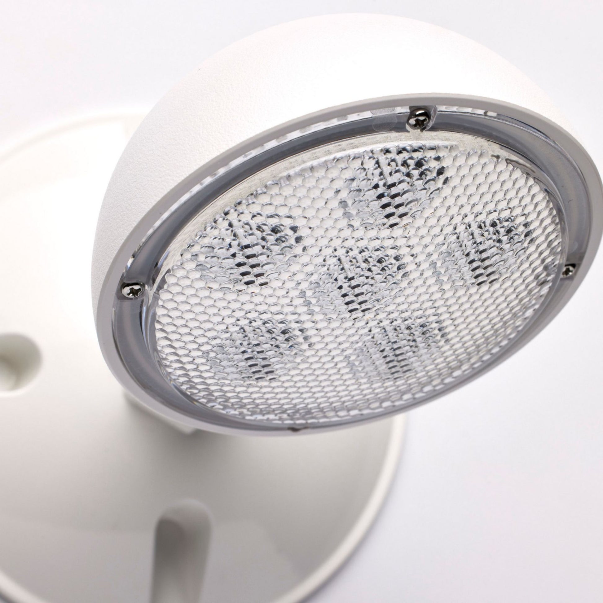 Single Head Remote Outdoor LED Emergency Light, White - Bees Lighting