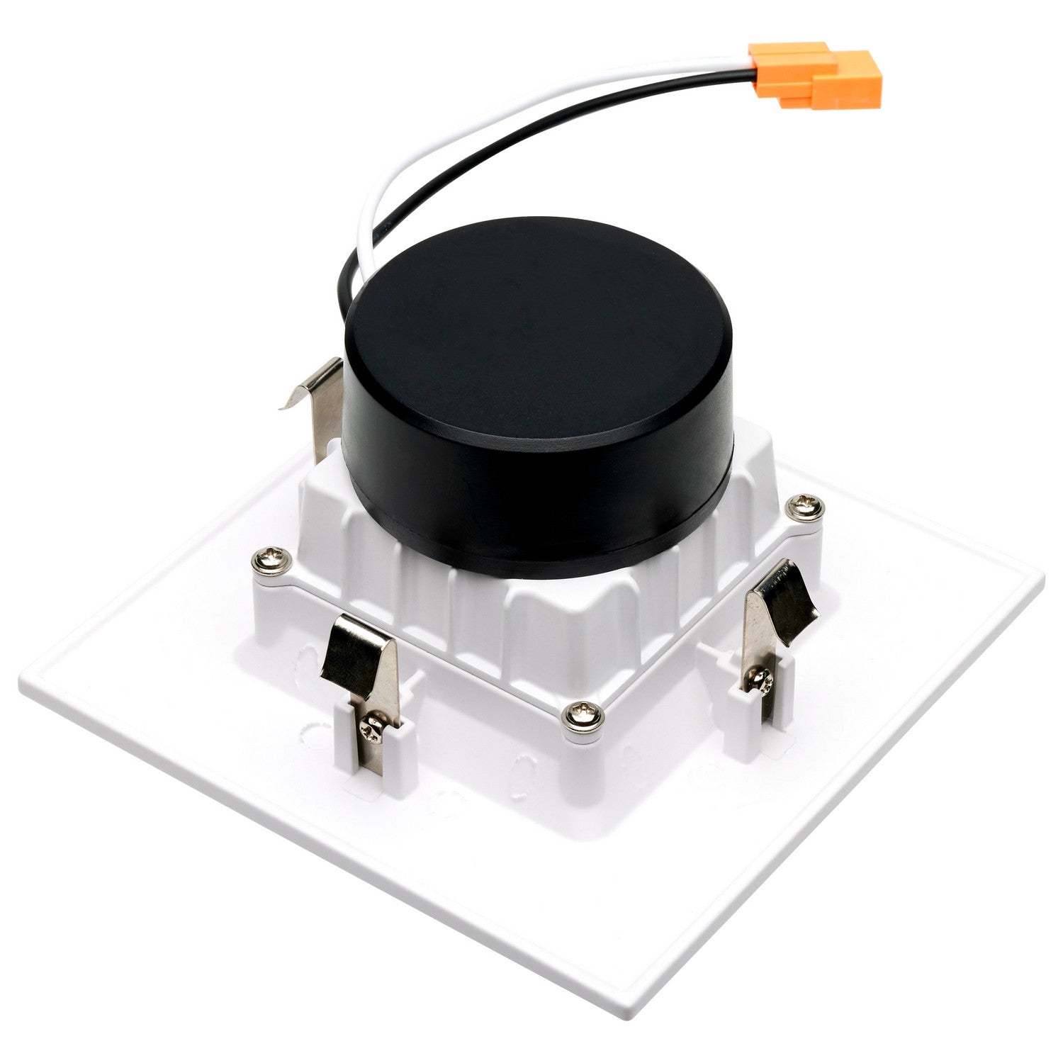Starfish 4" Smart LED Retrofit Downlight, 650lm, RGB, Square Baffle Trim