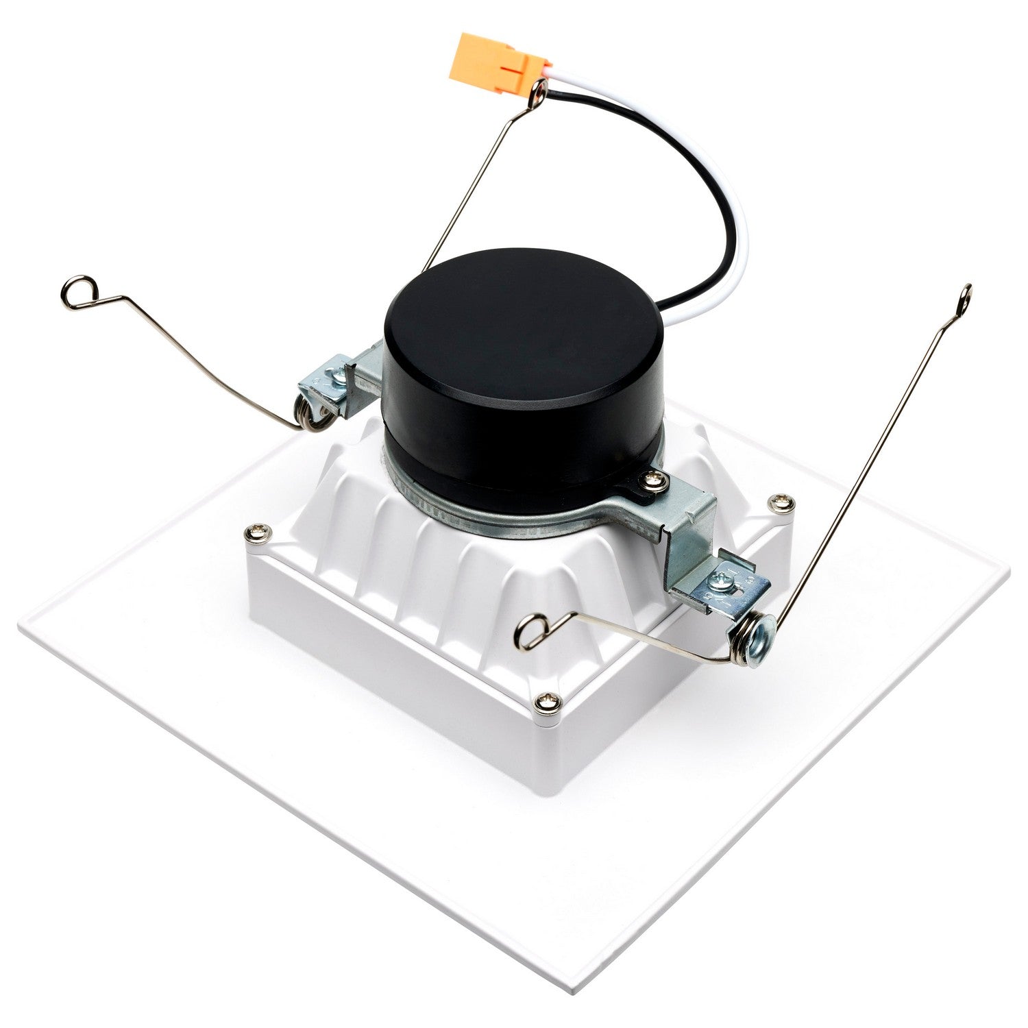 Starfish 6" Smart LED Retrofit Downlight, 850lm, RGB, Square Baffle Trim
