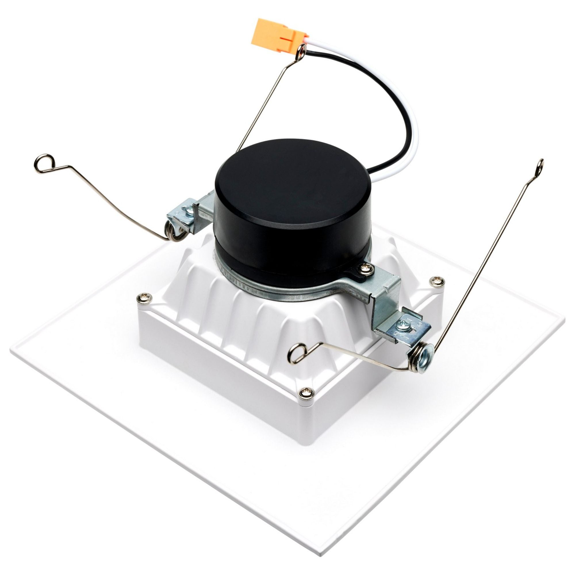 Starfish 6" Smart LED Retrofit Downlight, 850lm, RGB, Square Baffle Trim - Bees Lighting
