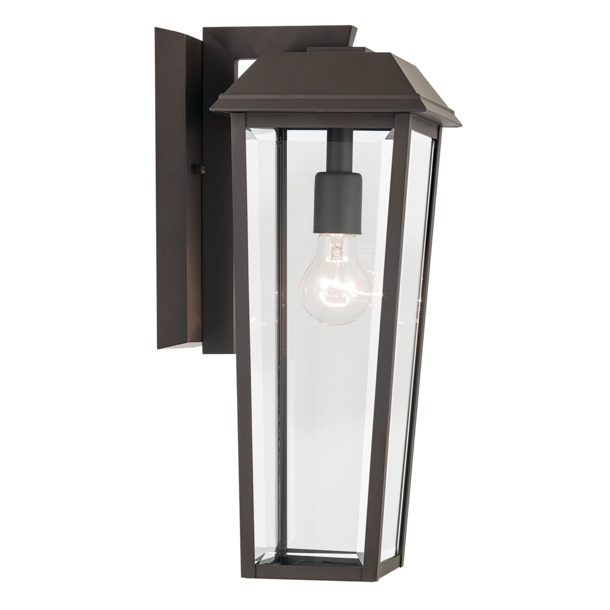 Mathus 18" Outdoor Wall Light, Olde Bronze Finish - Bees Lighting