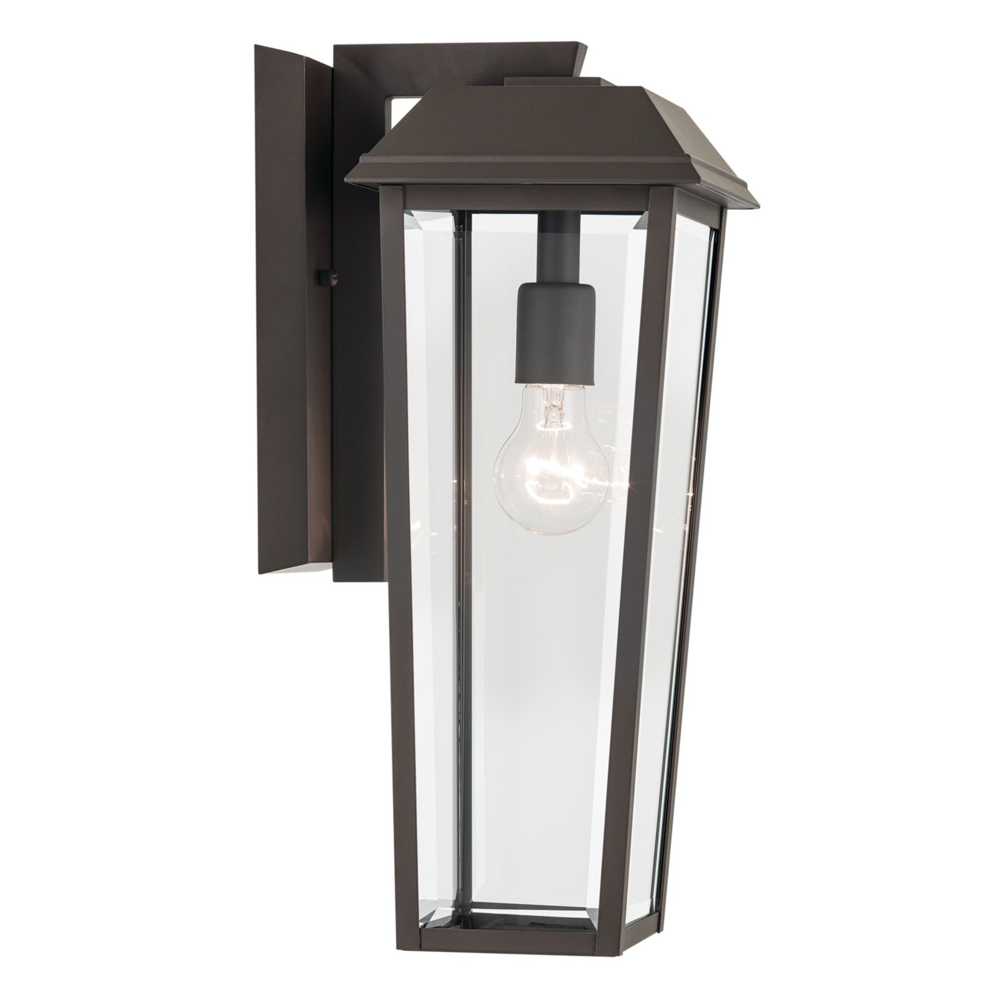 Mathus 18" Outdoor Wall Light, Olde Bronze Finish - Bees Lighting