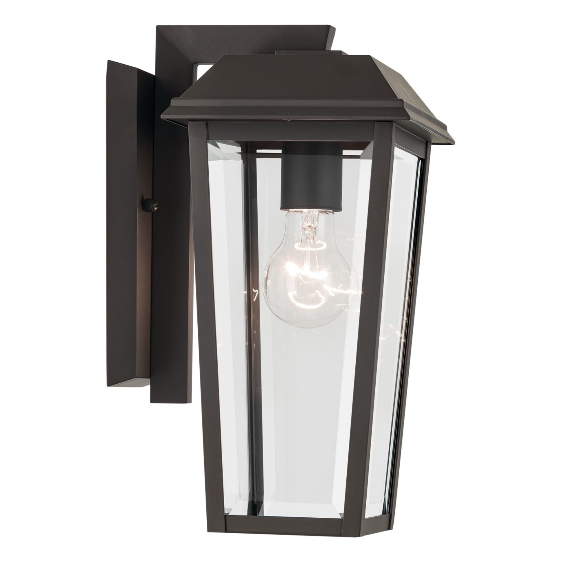 Mathus 13" Outdoor Wall Light, Olde Bronze Finish - Bees Lighting