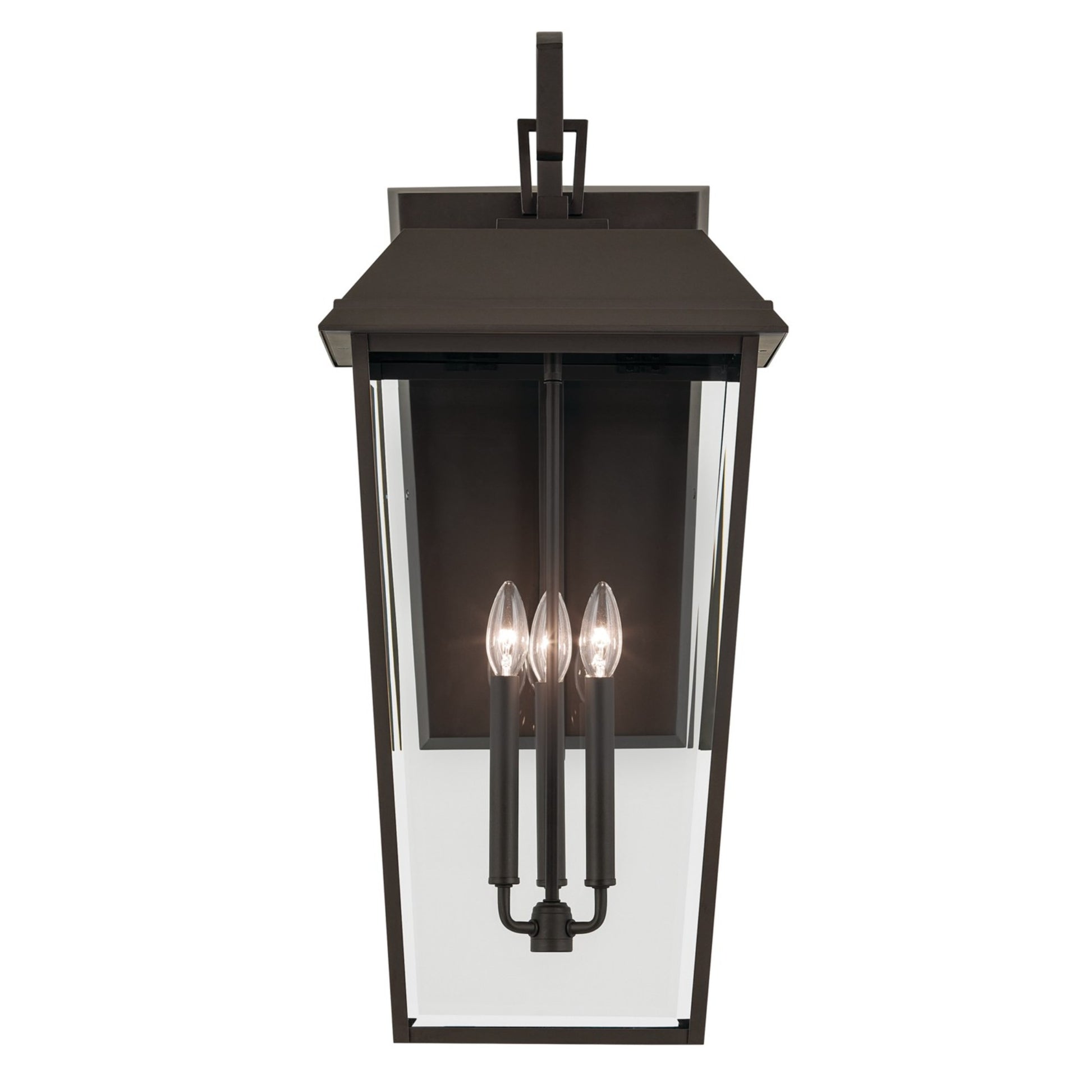 Mathus 30" 3-Light Outdoor Wall Light, Olde Bronze Finish - Bees Lighting
