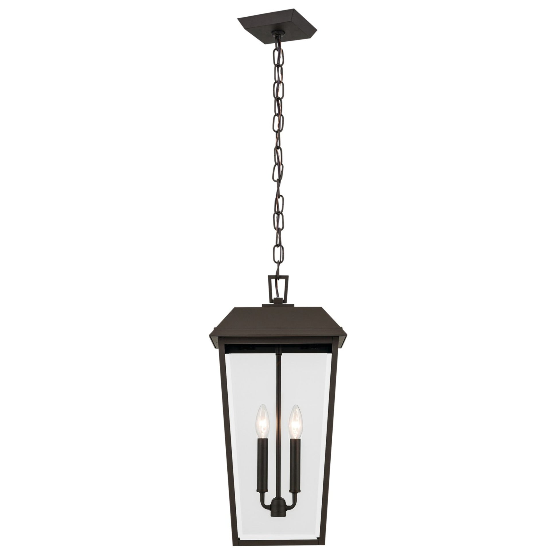 Mathus 22" 2-Light Outdoor Pendant, Olde Bronze Finish - Bees Lighting