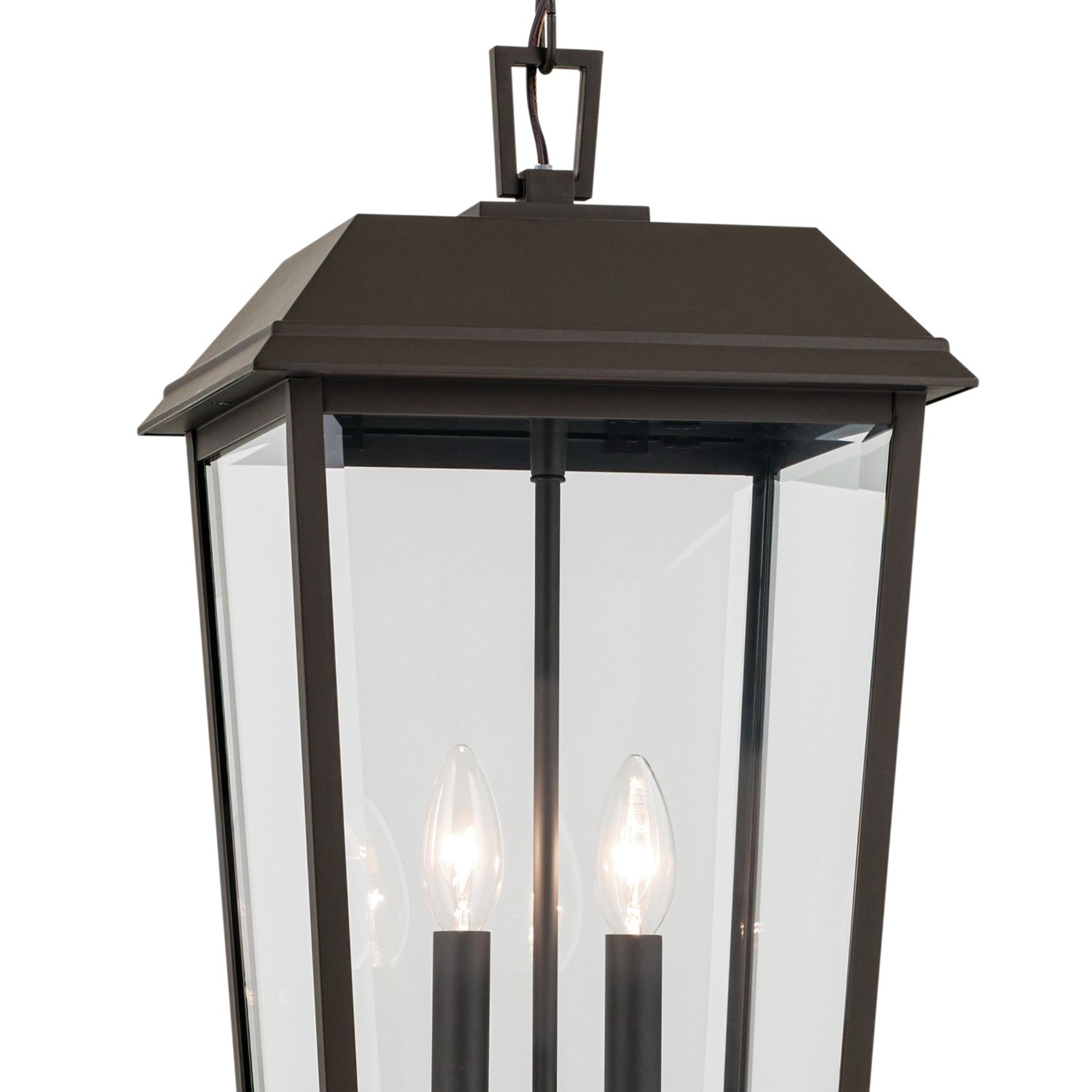 Mathus 22" 2-Light Outdoor Pendant, Olde Bronze Finish - Bees Lighting