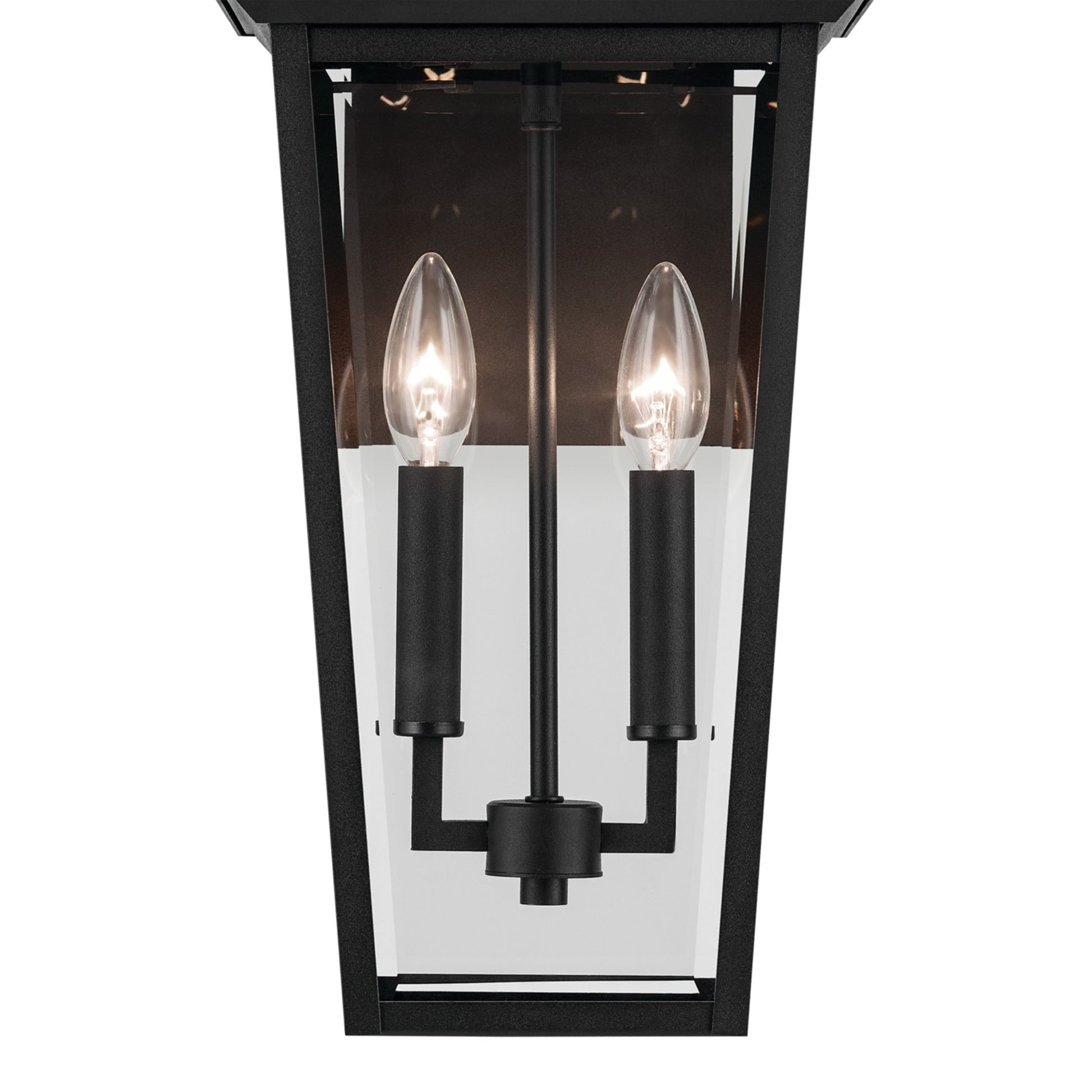 Regence 19" 2-Light Outdoor Wall Light, Textured Black Finish - Bees Lighting