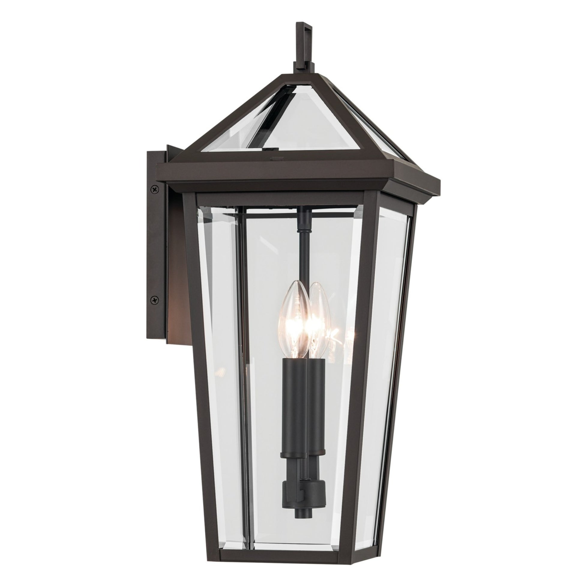 Regence 19" 2-Light Outdoor Wall Light, Olde Bronze Finish - Bees Lighting