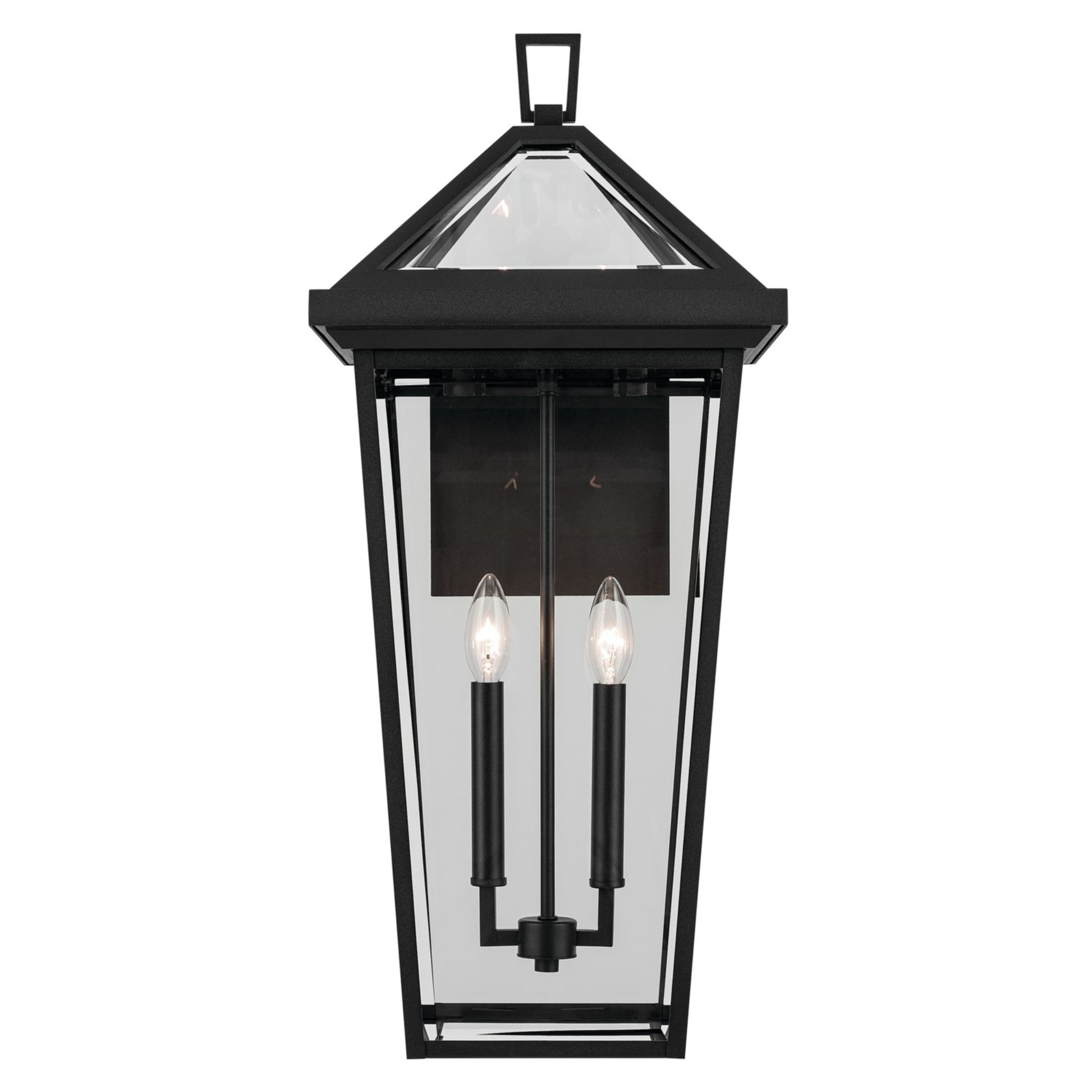 Regence 26" 2-Light Outdoor Wall Light, Textured Black Finish - Bees Lighting