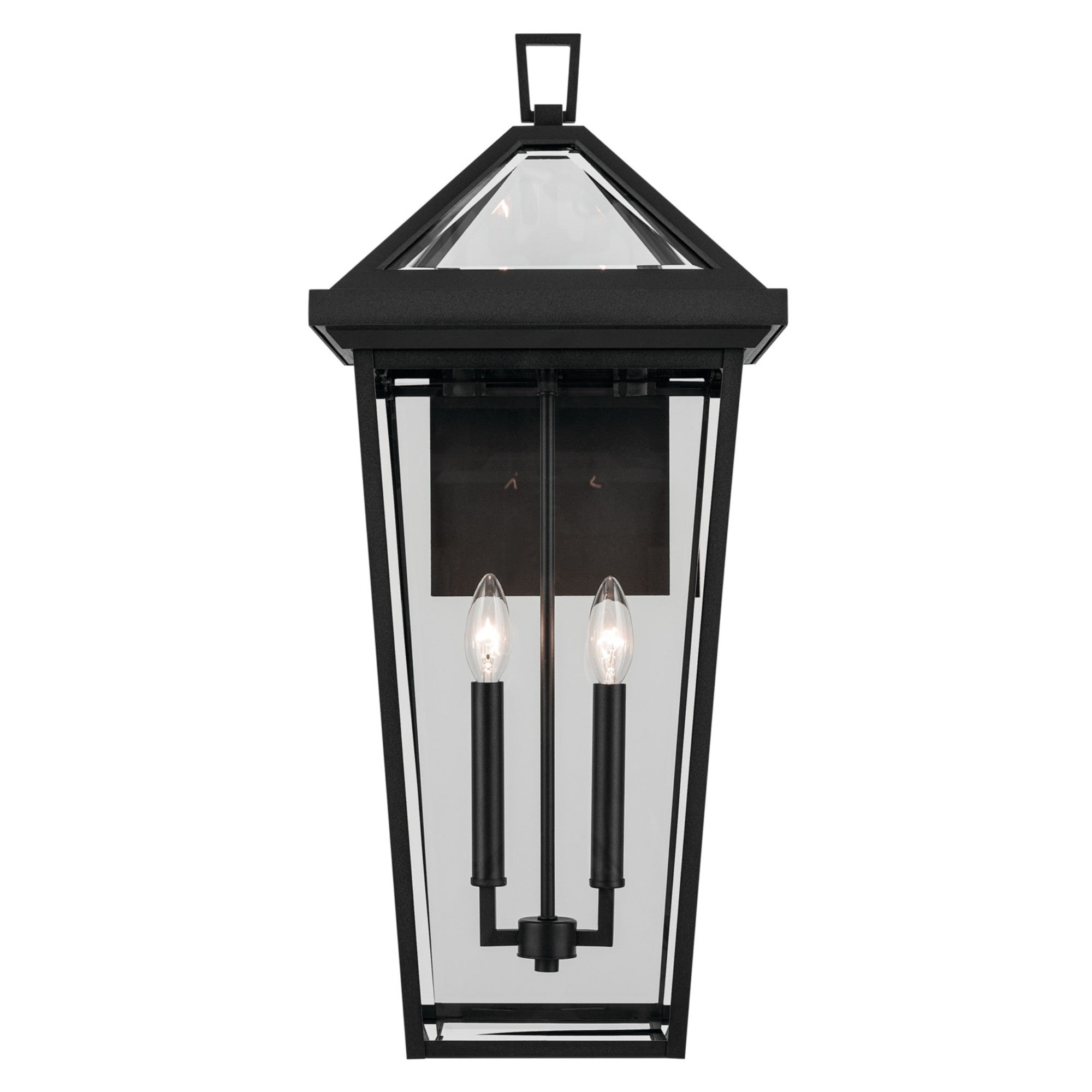 Regence 26" 2-Light Outdoor Wall Light, Textured Black Finish - Bees Lighting