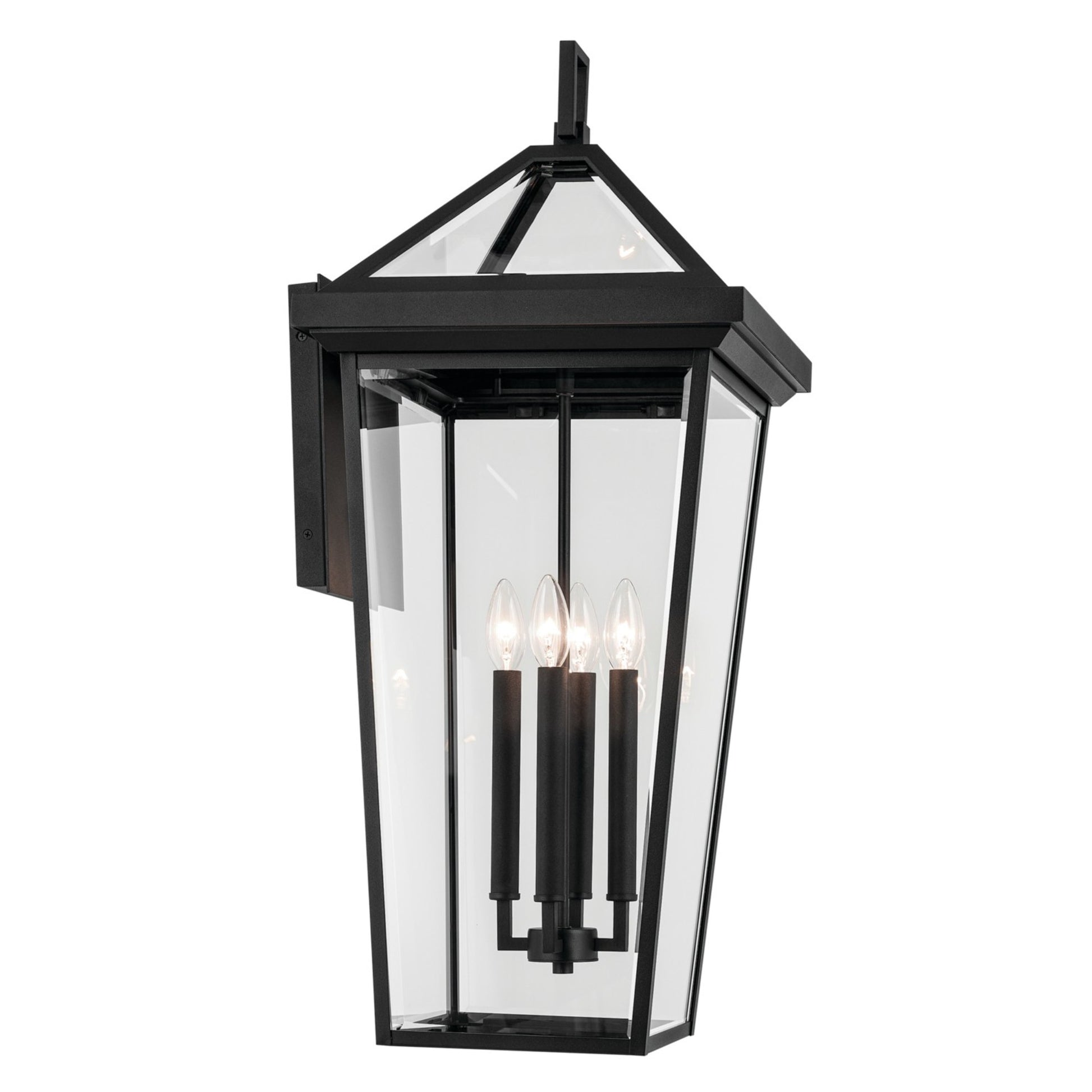 Regence 30" 4-Light Outdoor Wall Light, Textured Black Finish - Bees Lighting