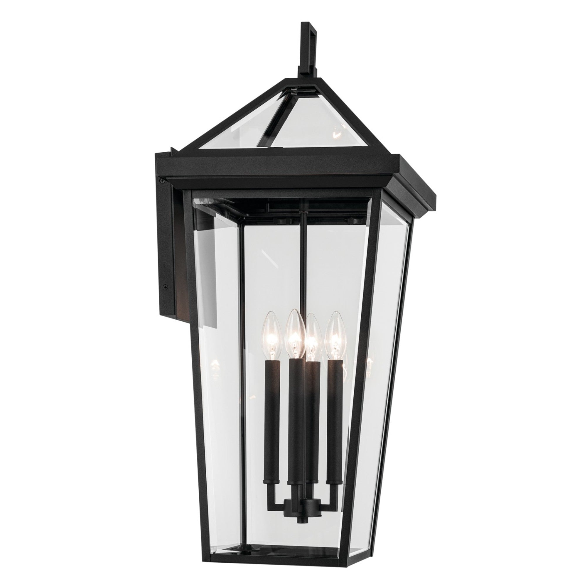 Regence 30" 4-Light Outdoor Wall Light, Textured Black Finish - Bees Lighting