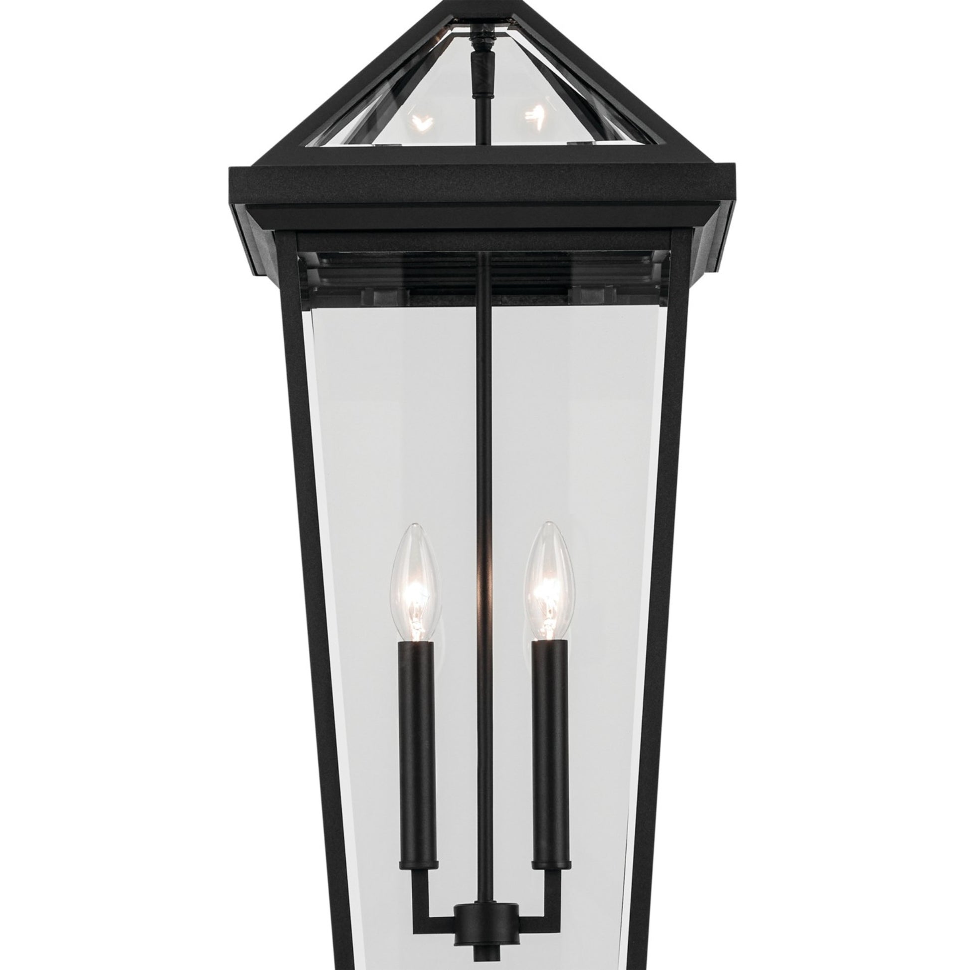 Regence 26" 2-Light Outdoor Pendant, Textured Black Finish - Bees Lighting