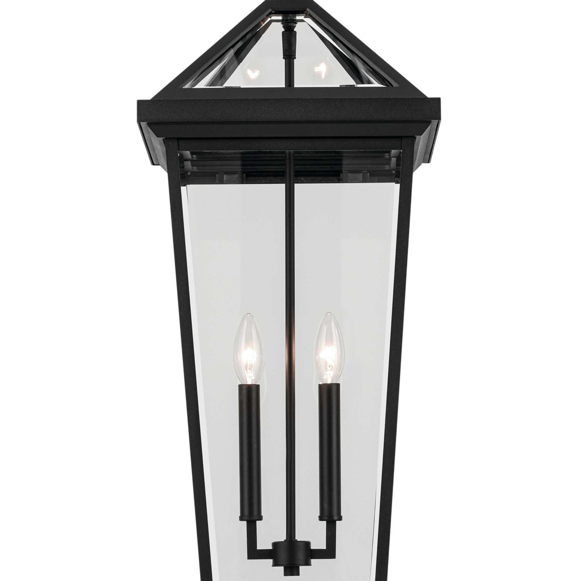 Regence 26" 2-Light Outdoor Pendant, Textured Black Finish - Bees Lighting