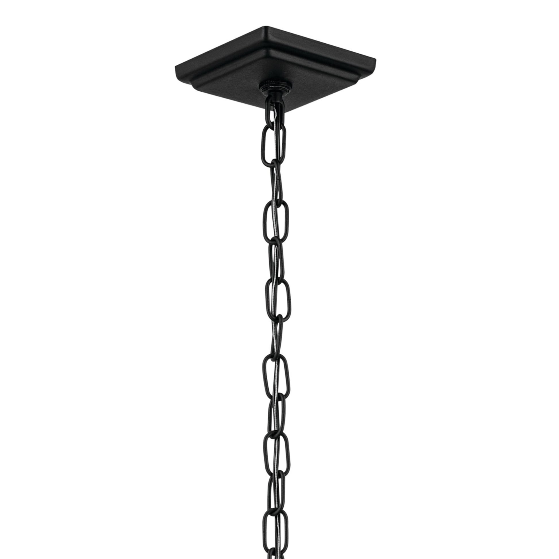 Regence 26" 2-Light Outdoor Pendant, Textured Black Finish - Bees Lighting