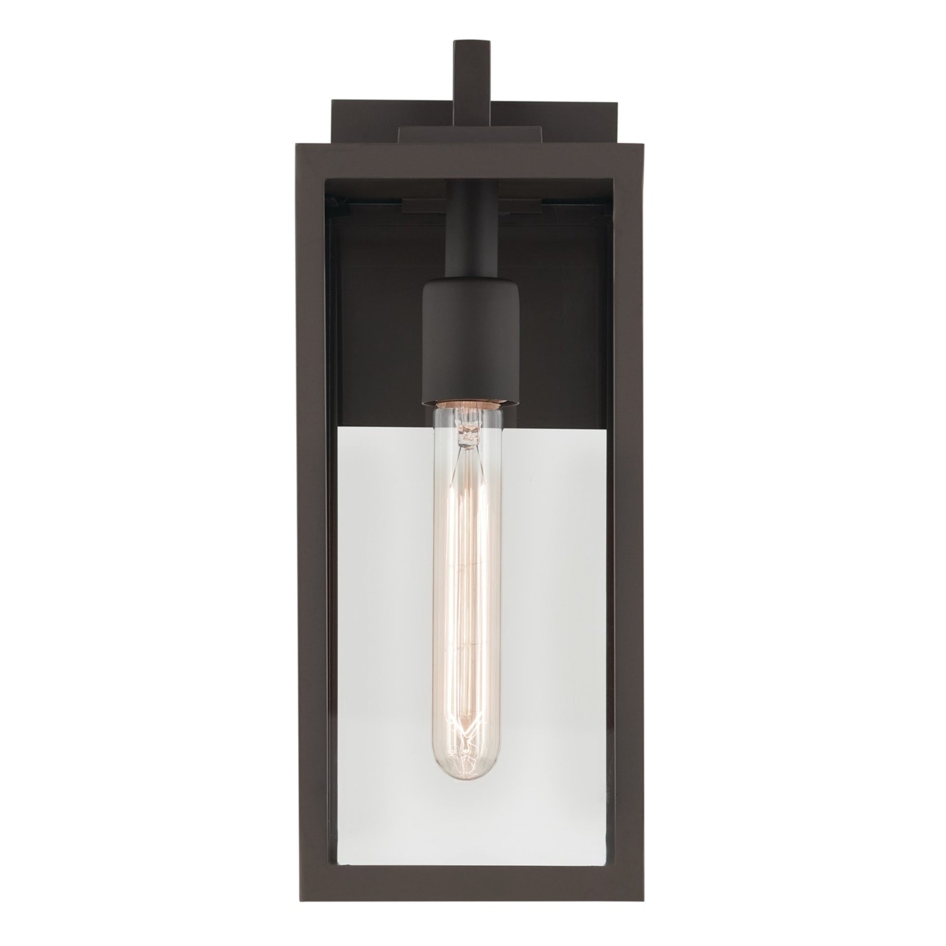 Branner 14" Outdoor Wall Light, Olde Bronze Finish - Bees Lighting