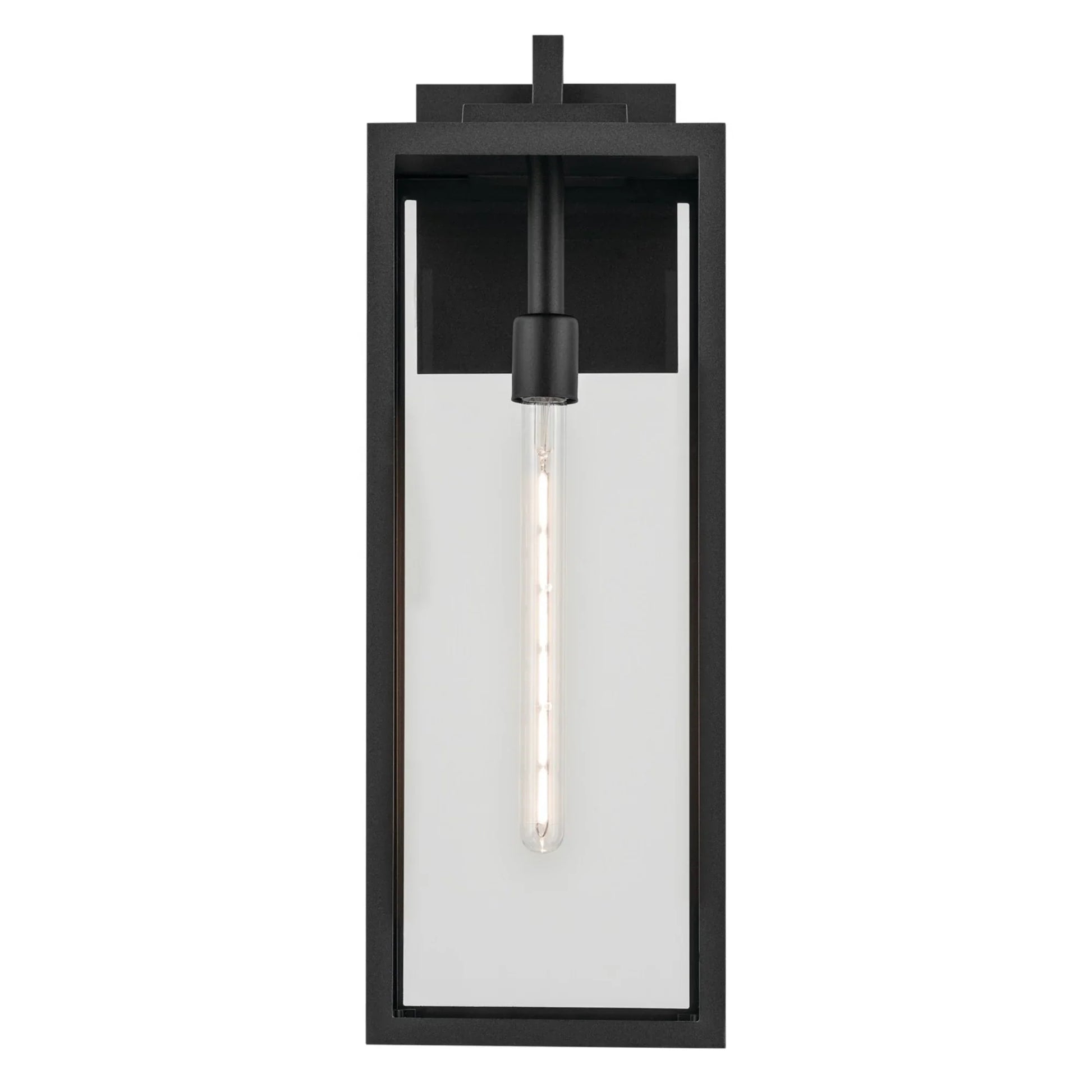 Branner 24" Outdoor Wall Light, Textured Black Finish - Bees Lighting
