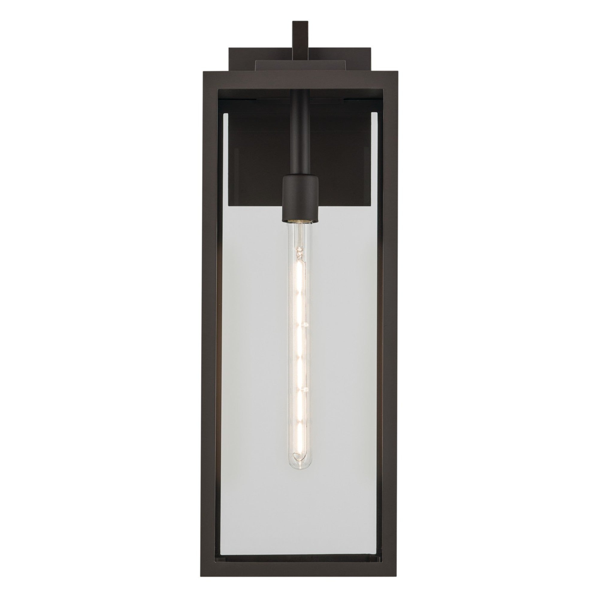 Branner 24" Outdoor Wall Light, Olde Bronze Finish - Bees Lighting