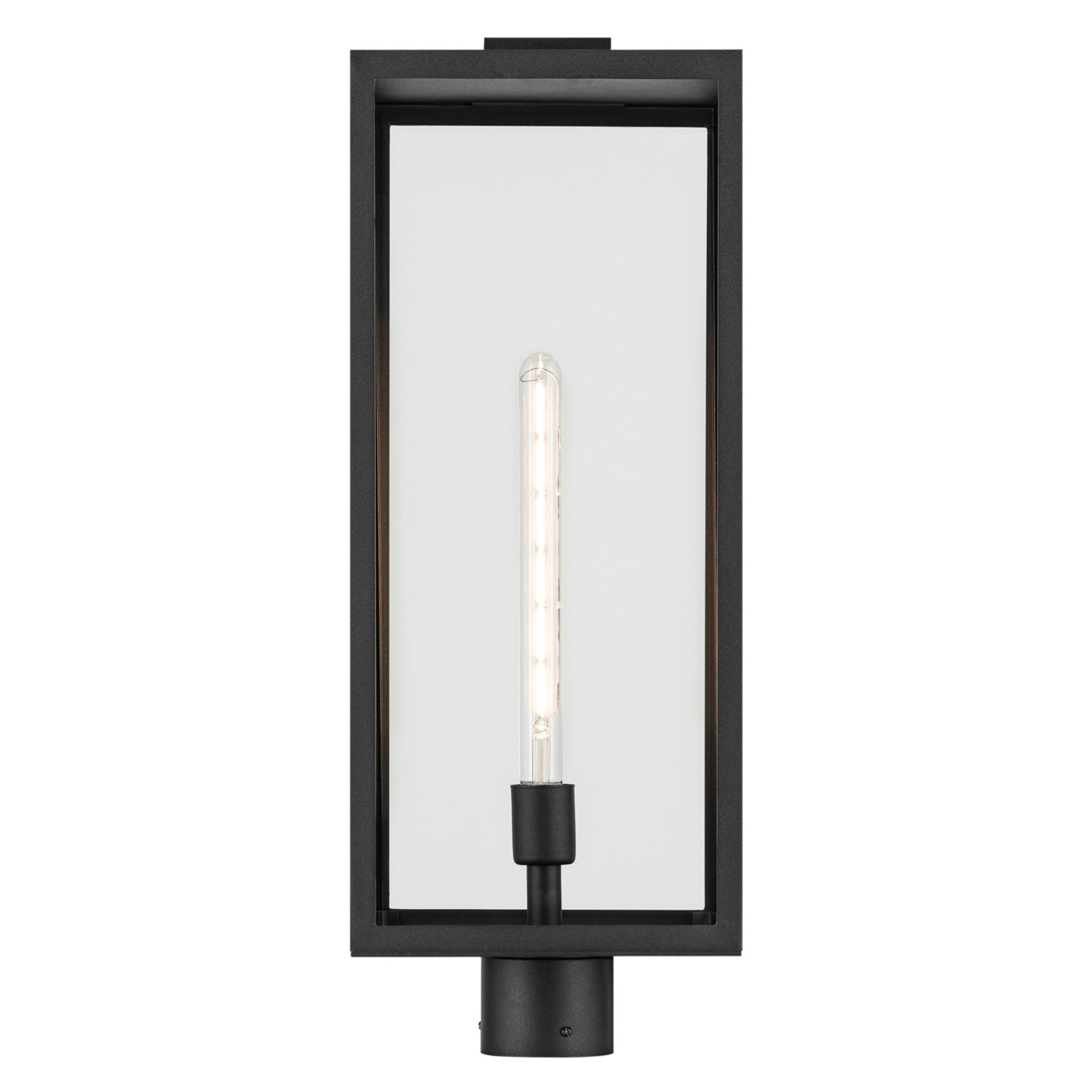 Branner 26" Outdoor Post Light, Textured Black Finish - Bees Lighting
