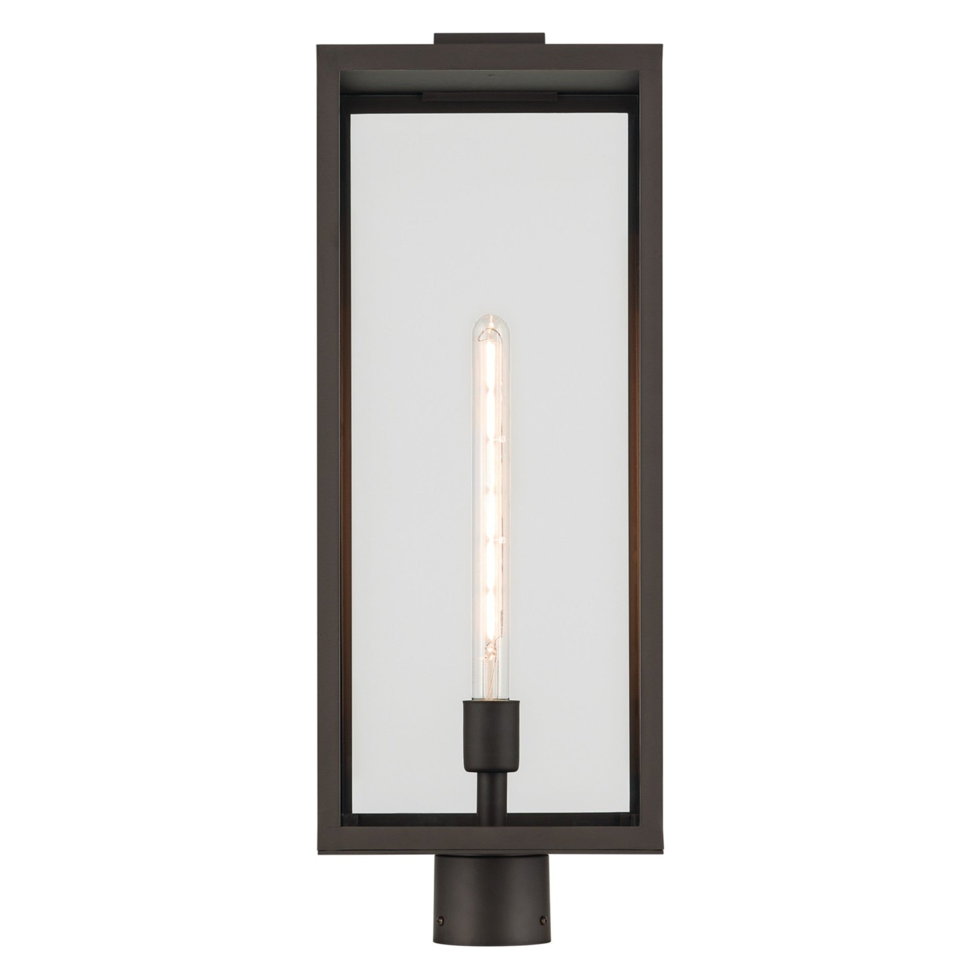Branner 26" Outdoor Post Light, Olde Bronze Finish - Bees Lighting