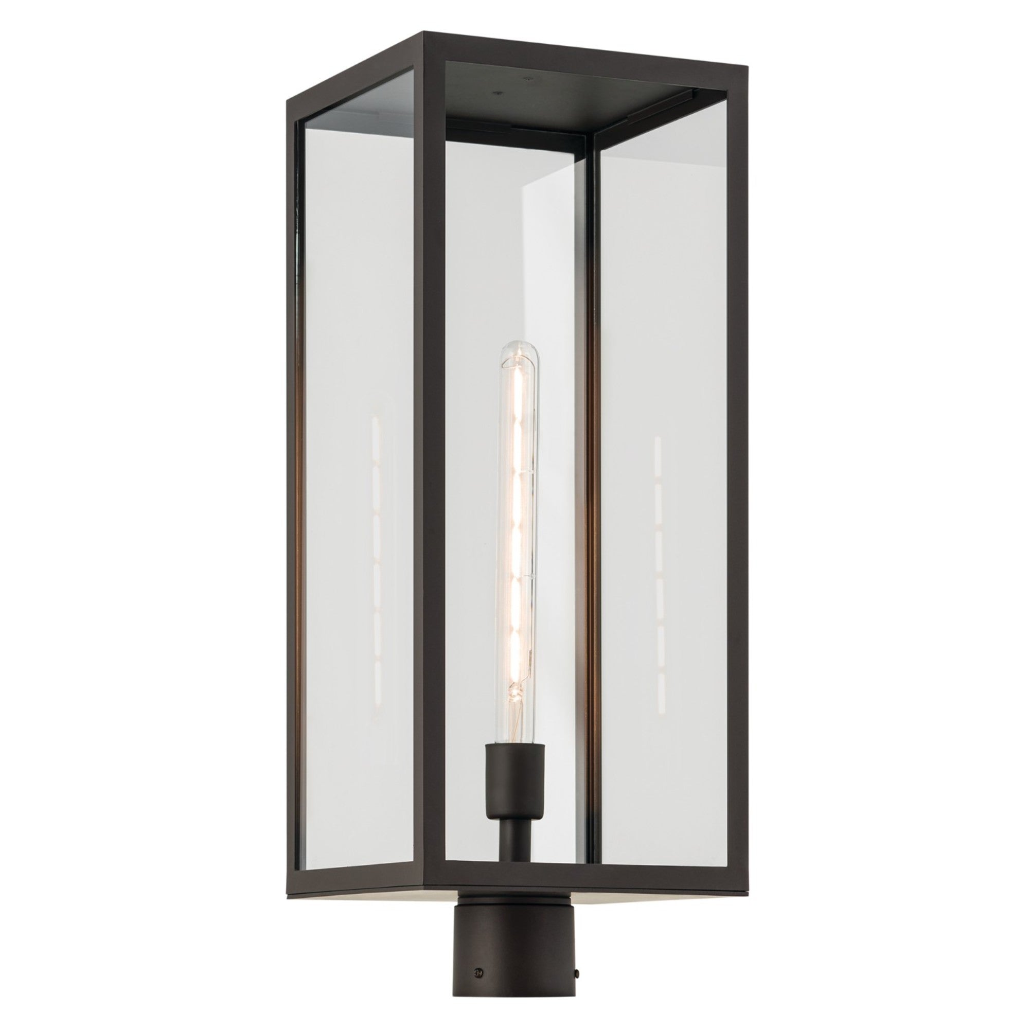 Branner 26" Outdoor Post Light, Olde Bronze Finish - Bees Lighting