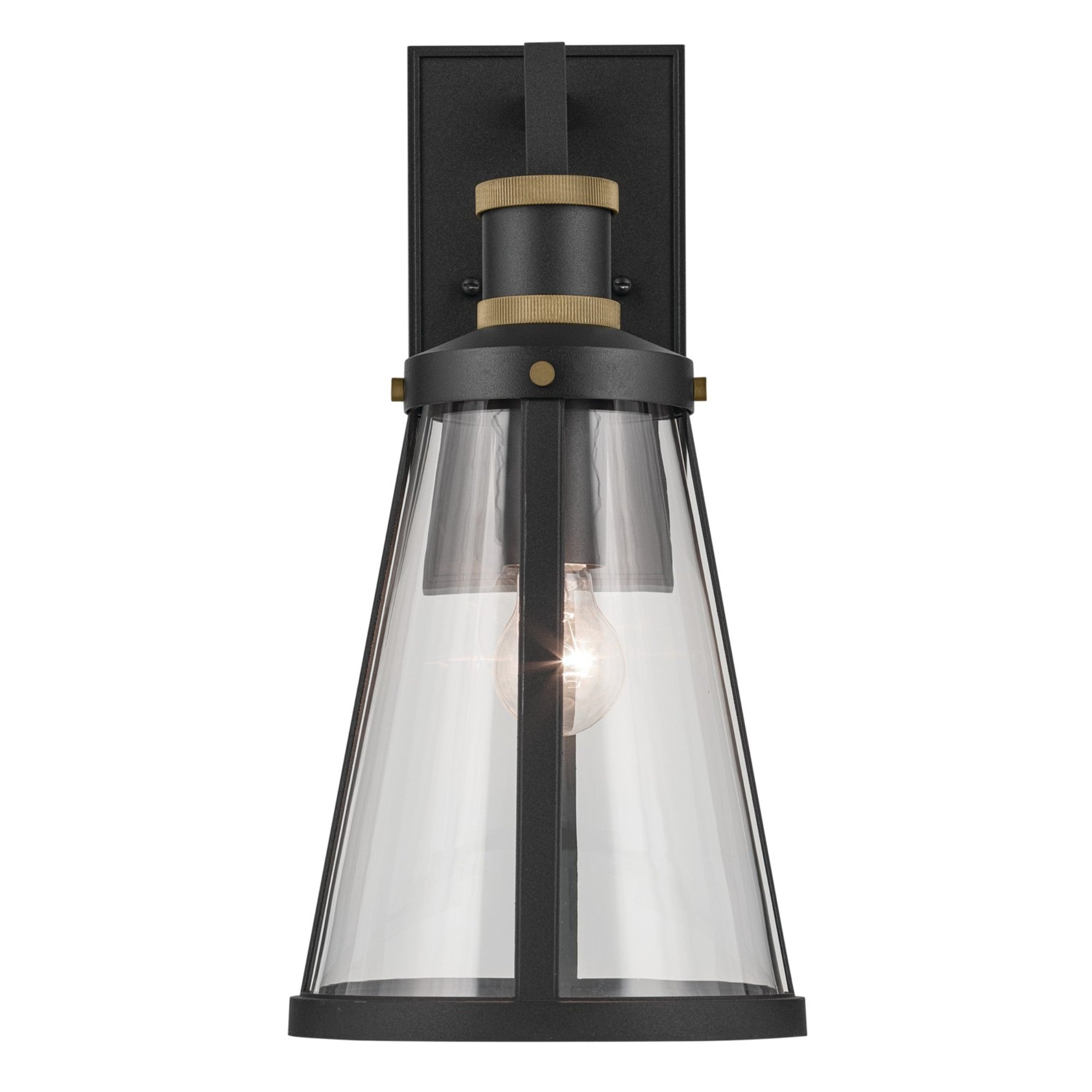 Talman 18" Outdoor Wall Light, Textured Black Finish - Bees Lighting