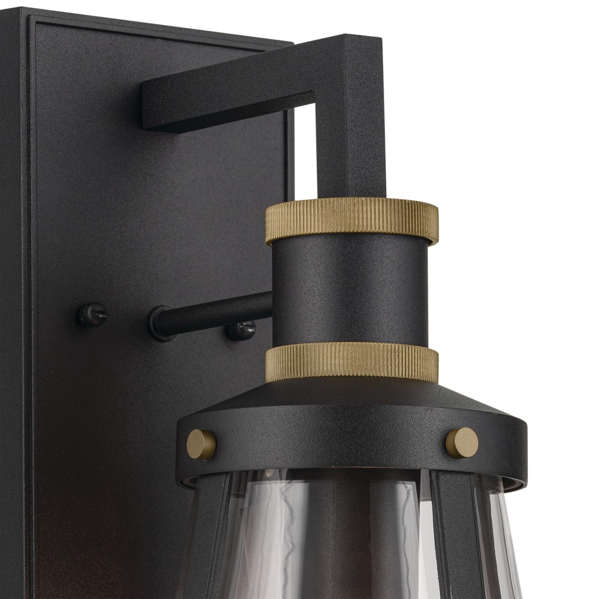 Talman 18" Outdoor Wall Light, Textured Black Finish - Bees Lighting