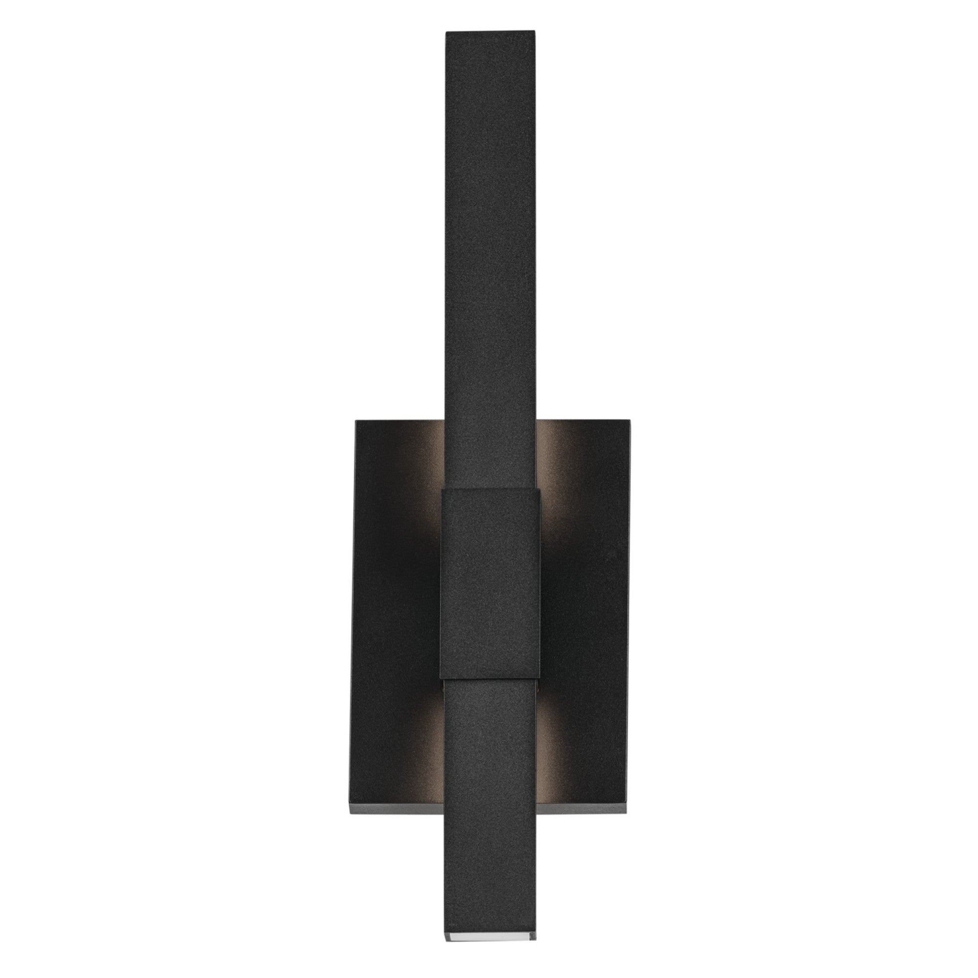 Nocar 16" LED Outdoor Wall Light, Textured Black Finish - Bees Lighting