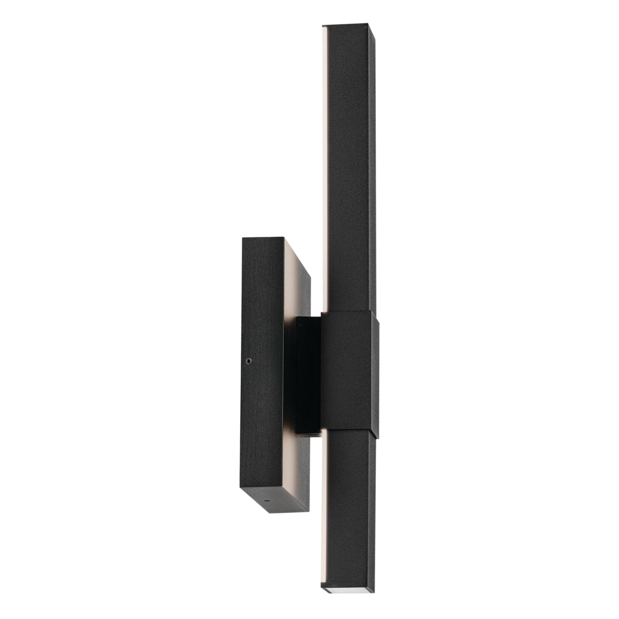 Nocar 16" LED Outdoor Wall Light, Textured Black Finish - Bees Lighting