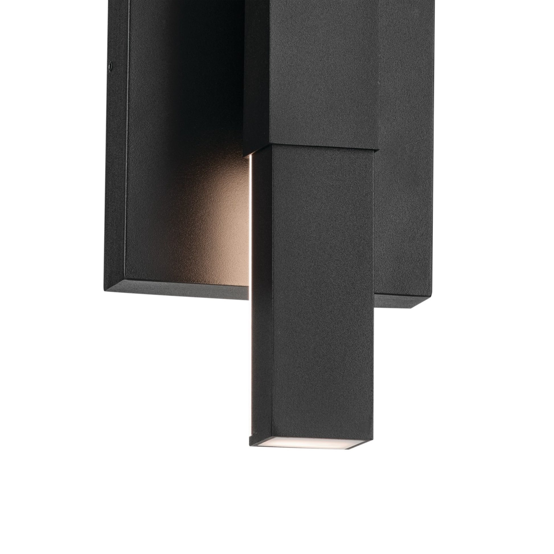 Nocar 16" LED Outdoor Wall Light, Textured Black Finish - Bees Lighting
