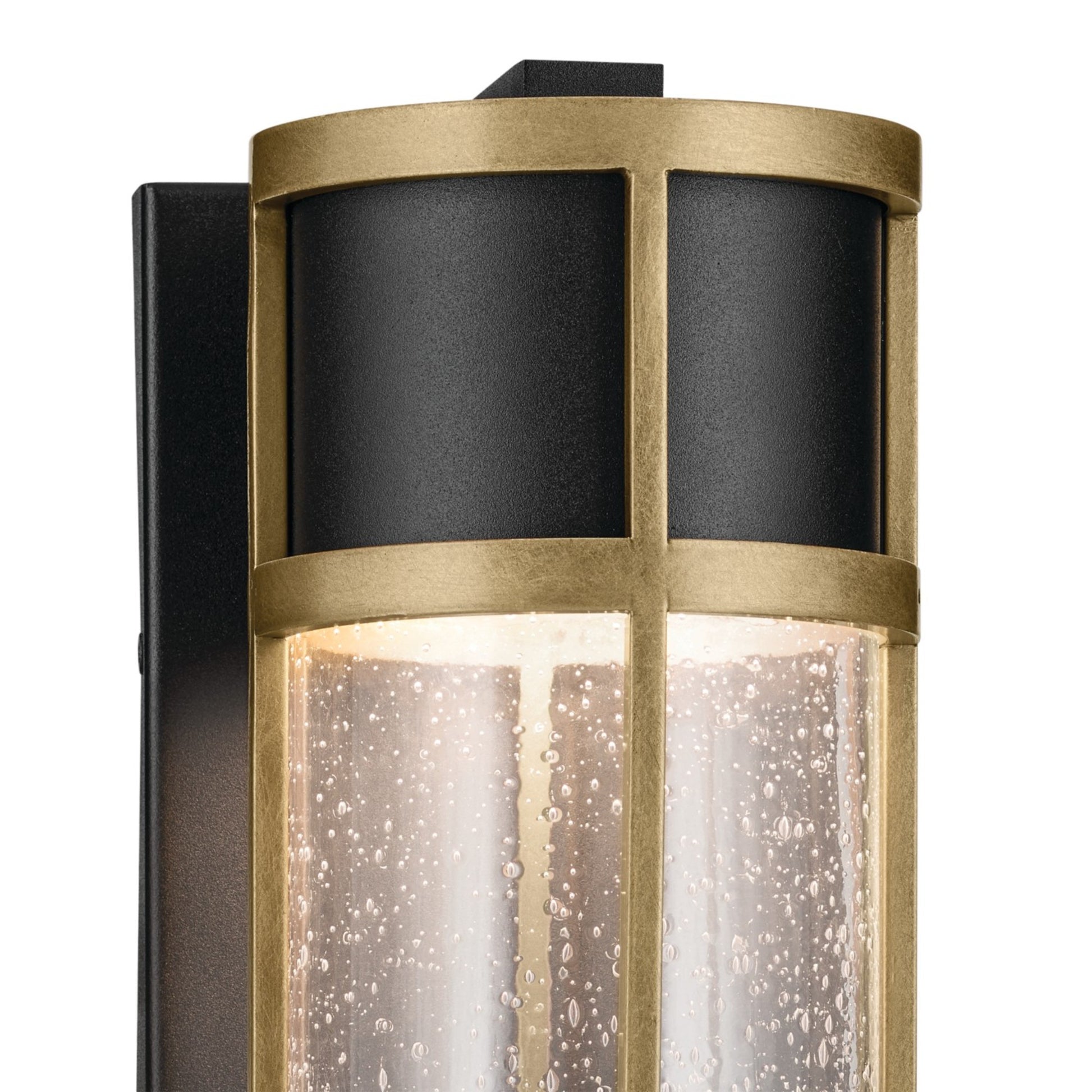 Camillo 12" LED Outdoor Wall Light, Textured Black Finish - Bees Lighting