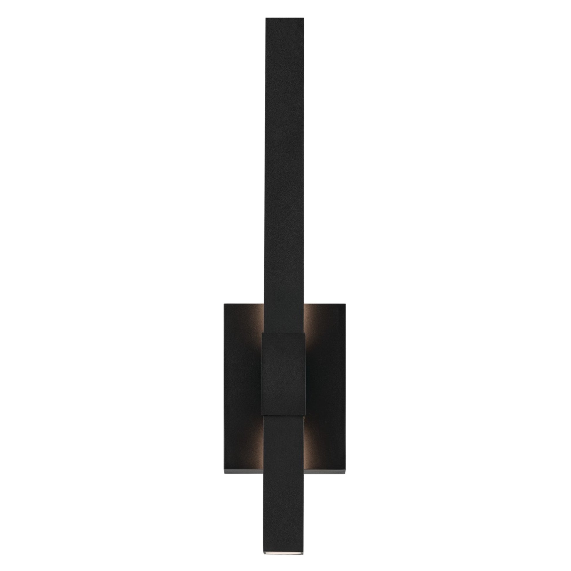 Nocar 22" LED Outdoor Wall Light, Textured Black Finish - Bees Lighting