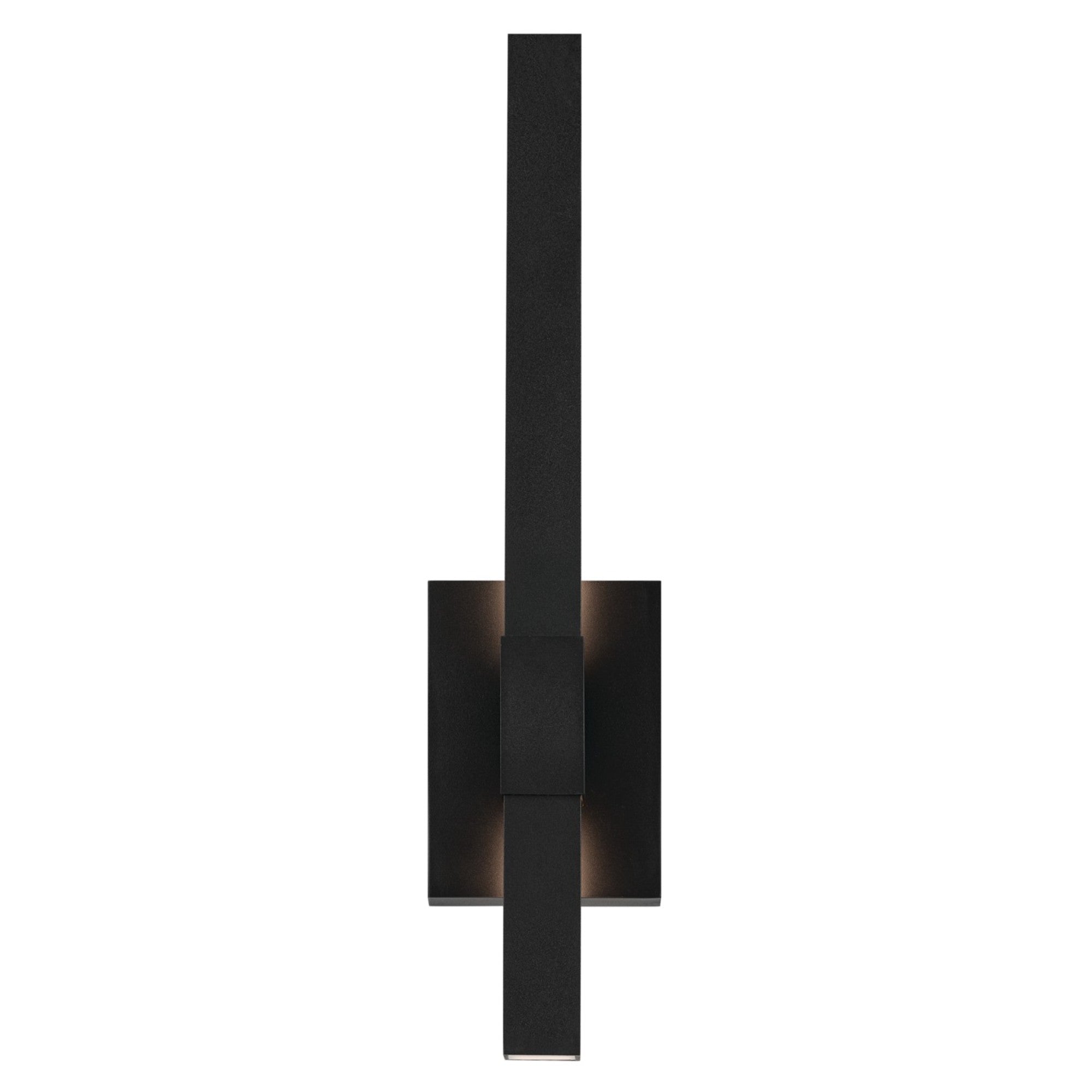 Nocar 22" LED Outdoor Wall Light, Textured Black Finish - Bees Lighting