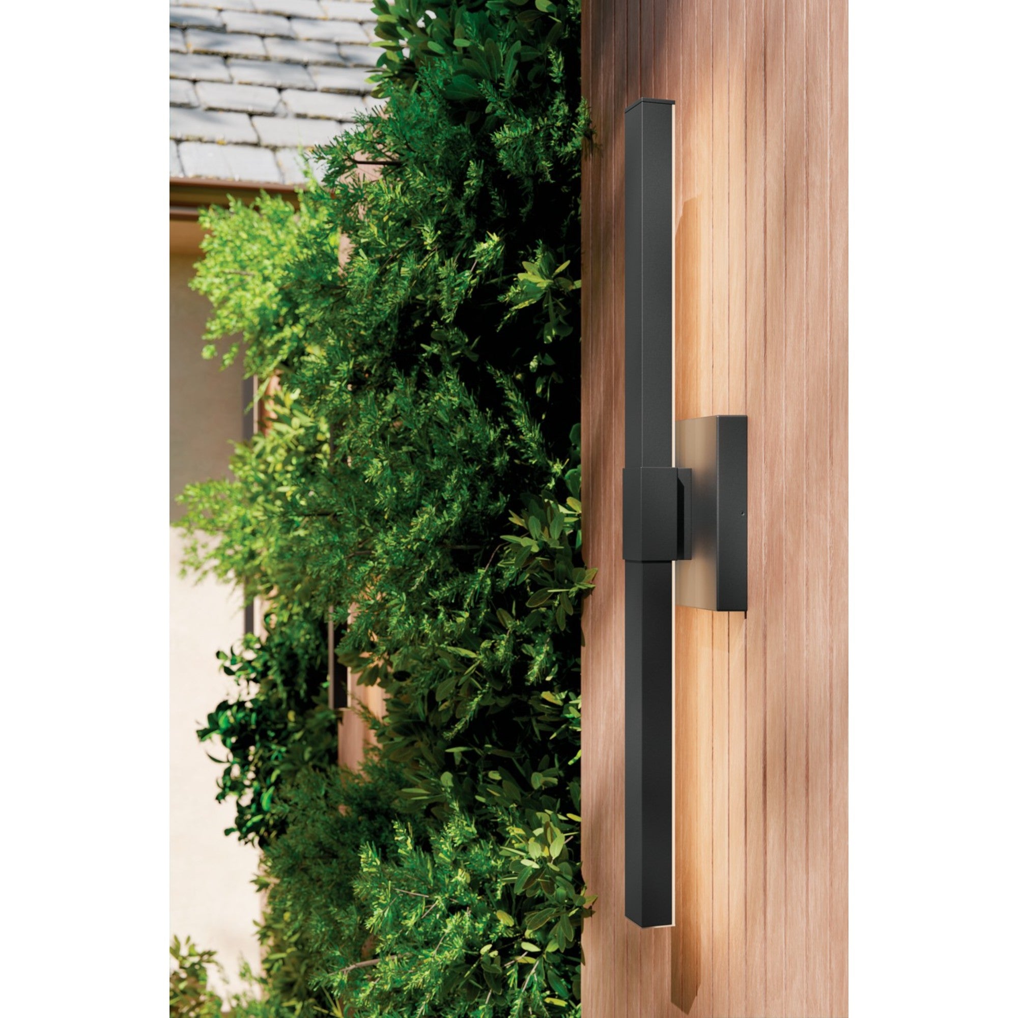 Nocar 30" LED Outdoor Wall Light, Textured Black Finish - Bees Lighting