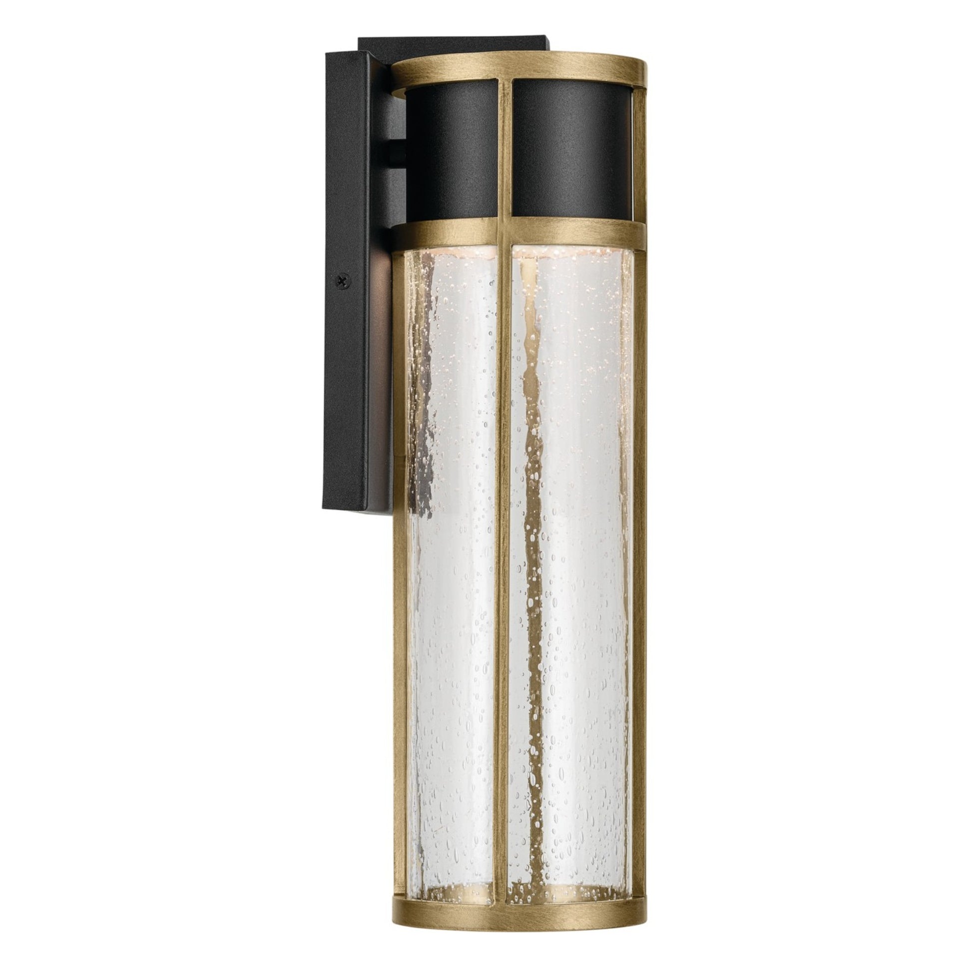 Camillo 16" LED Outdoor Wall Light, Textured Black Finish - Bees Lighting