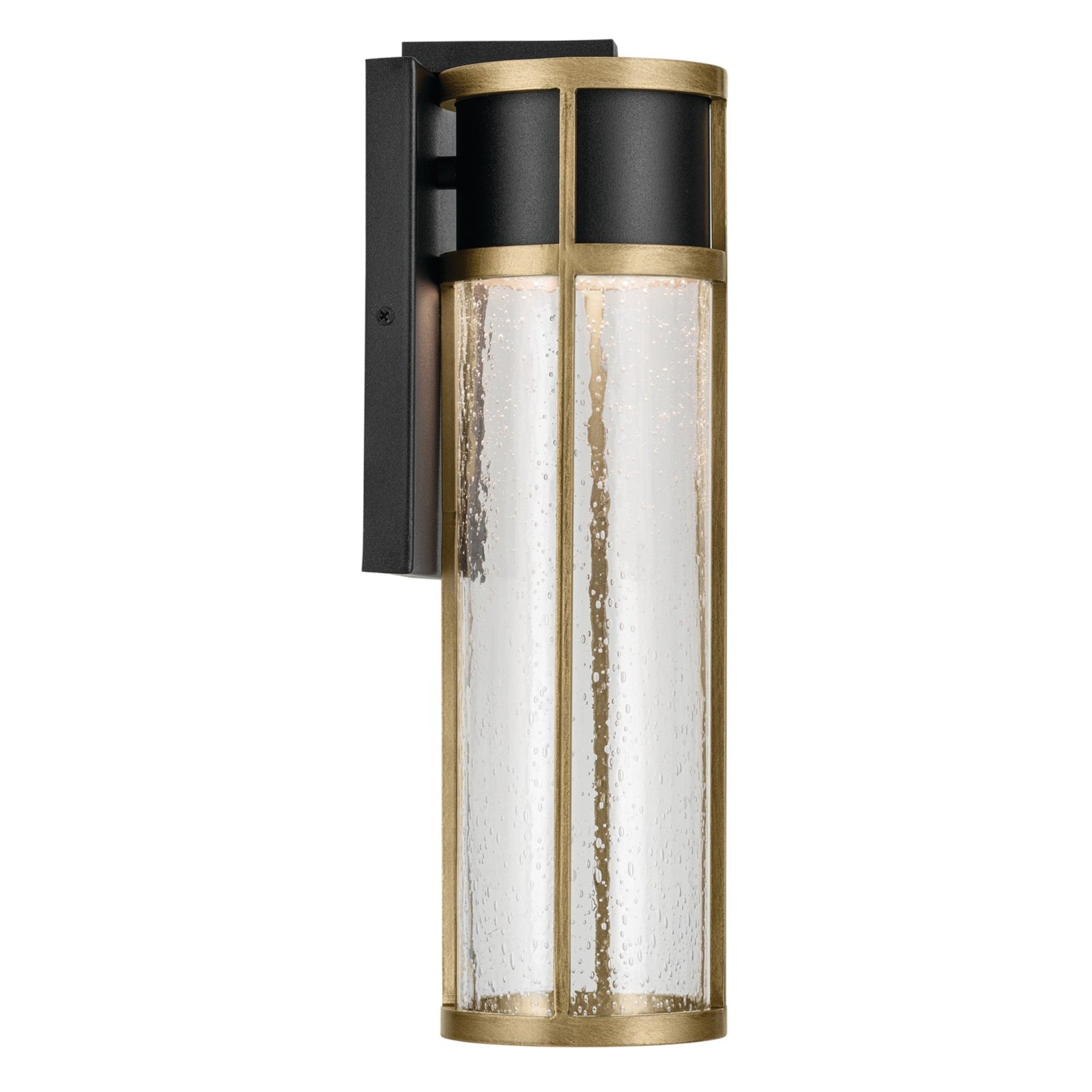 Camillo 16" LED Outdoor Wall Light, Textured Black Finish - Bees Lighting