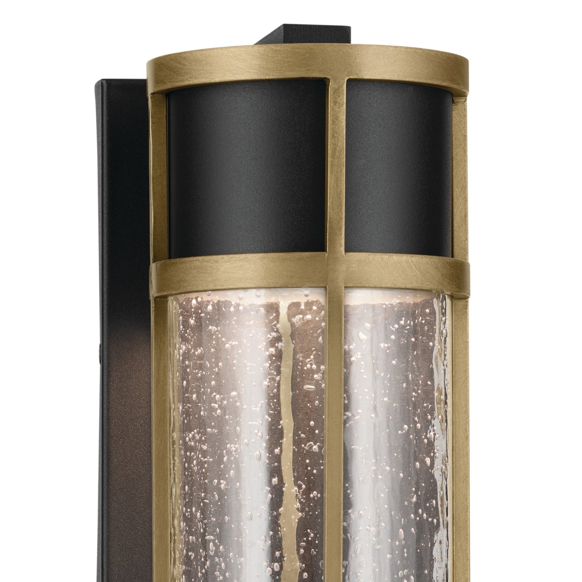 Camillo 16" LED Outdoor Wall Light, Textured Black Finish - Bees Lighting