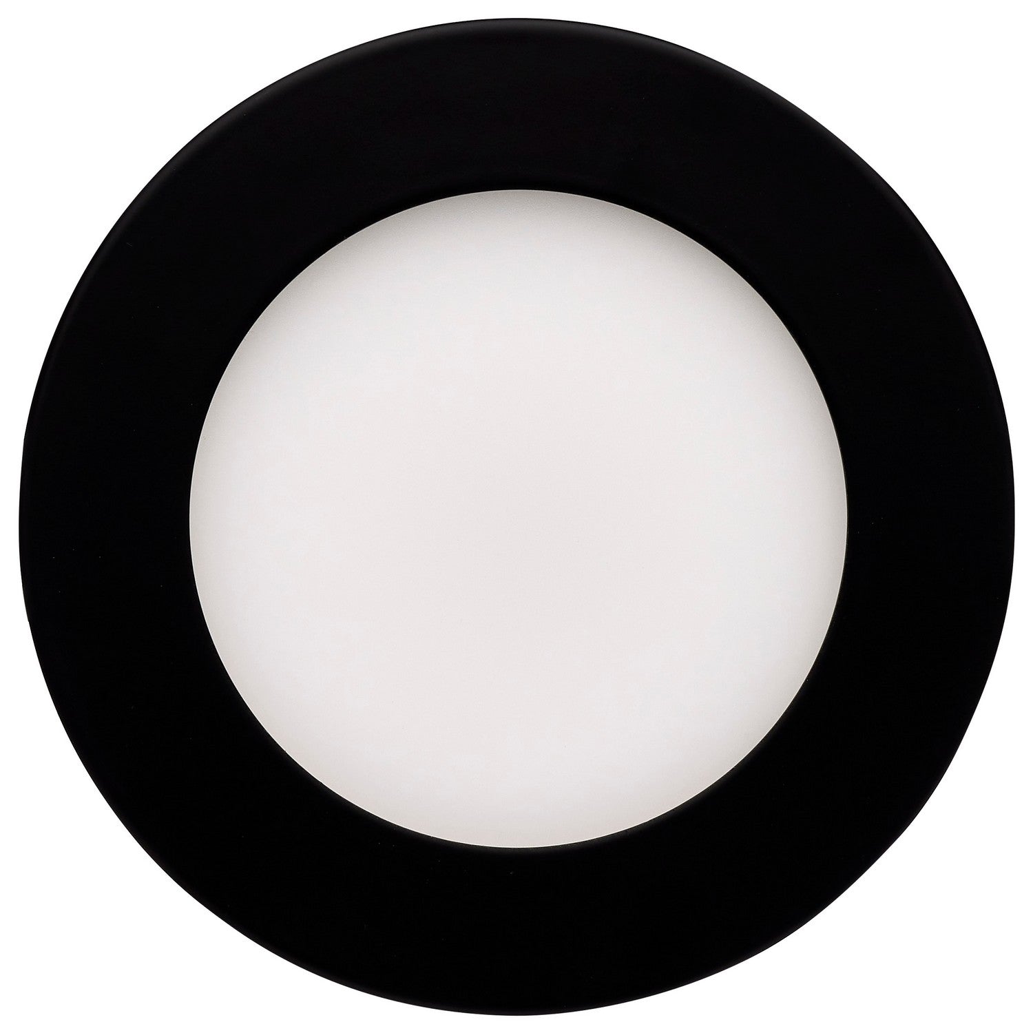 Slim Fit 4" Round Canless LED Recessed Light, 700 Lm, 5-CCT, Black Trim