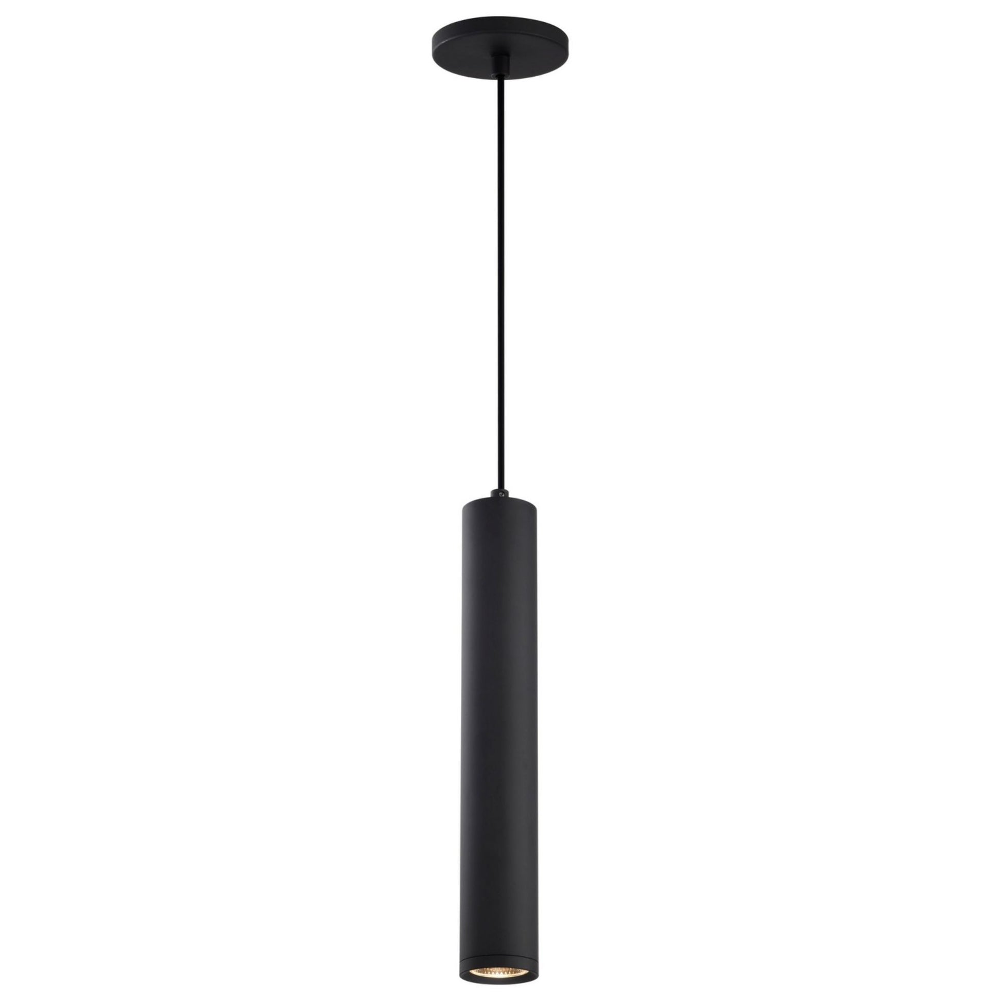 Century 16" LED Pendant, Matte Black Finish - Bees Lighting