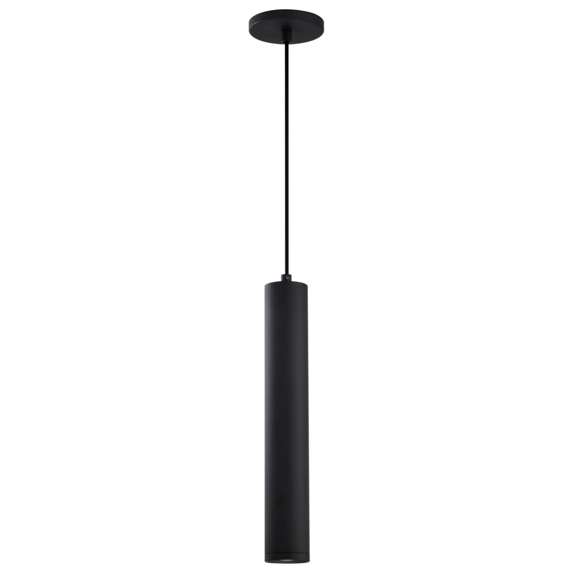 Century 16" LED Pendant, Matte Black Finish - Bees Lighting