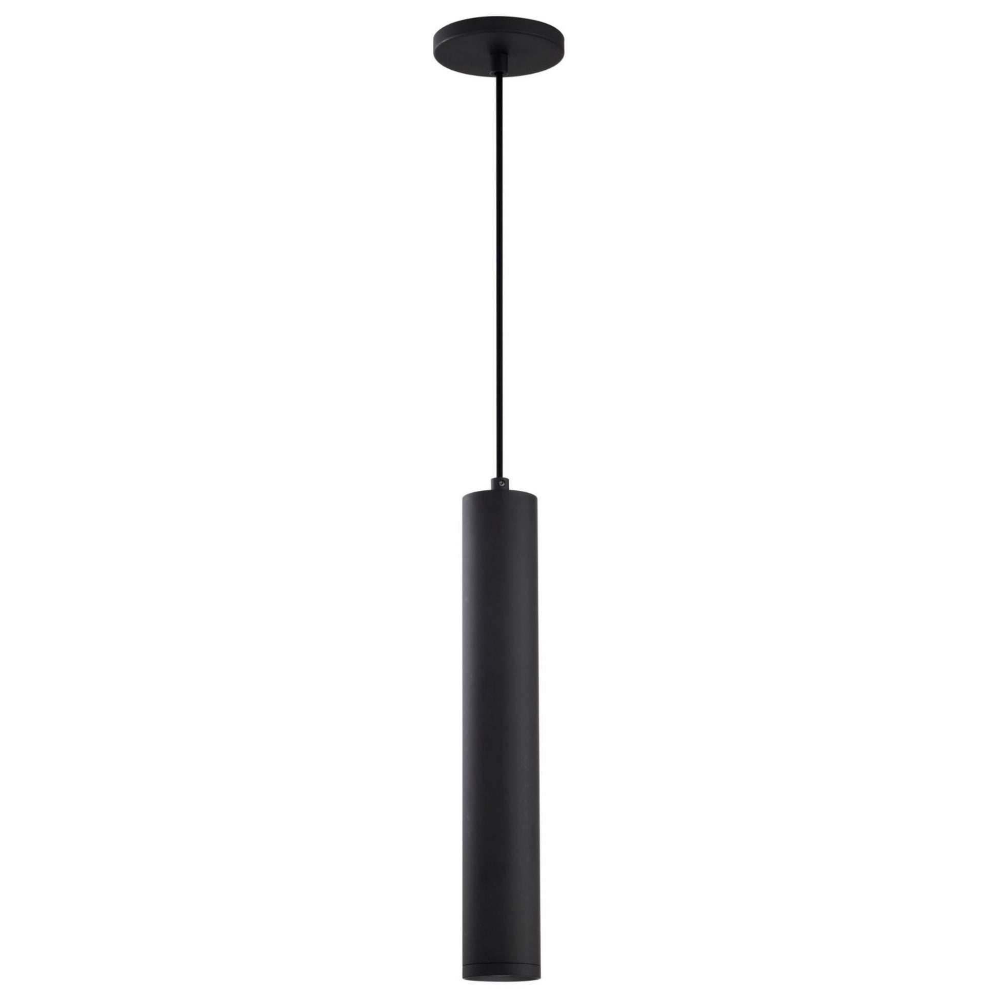 Century 16" LED Pendant, Matte Black Finish - Bees Lighting