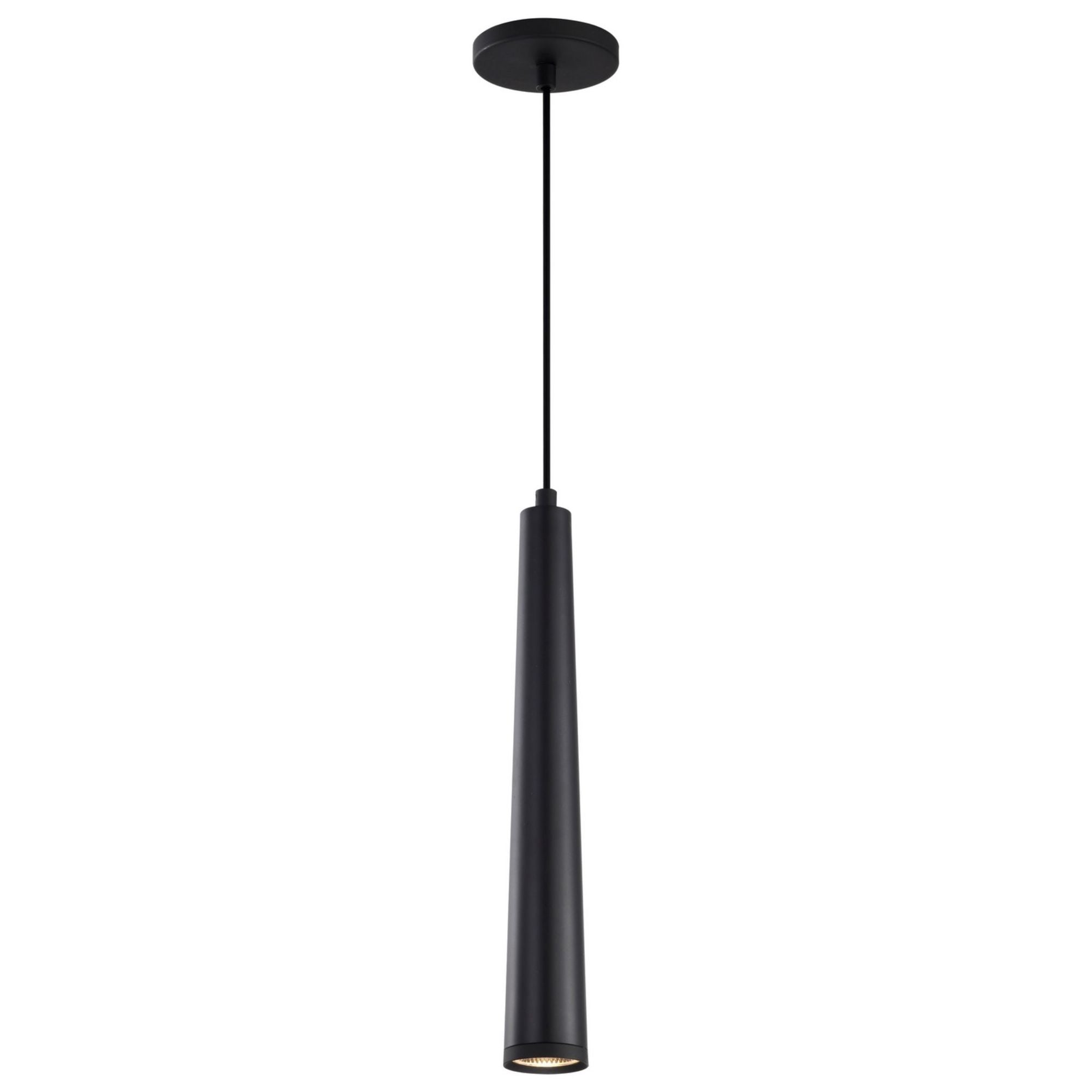 Melrose 16" LED Pendant, Matte Black Finish - Bees Lighting