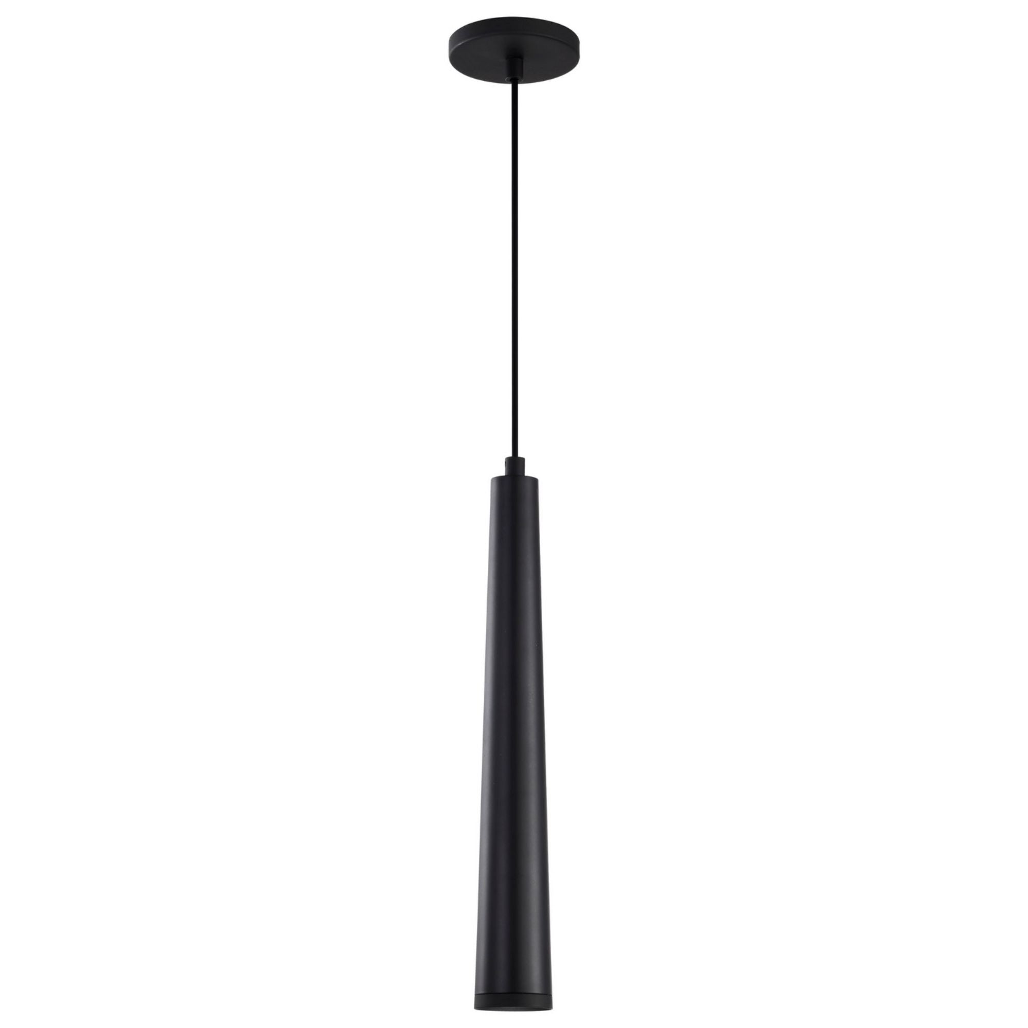 Melrose 16" LED Pendant, Matte Black Finish - Bees Lighting